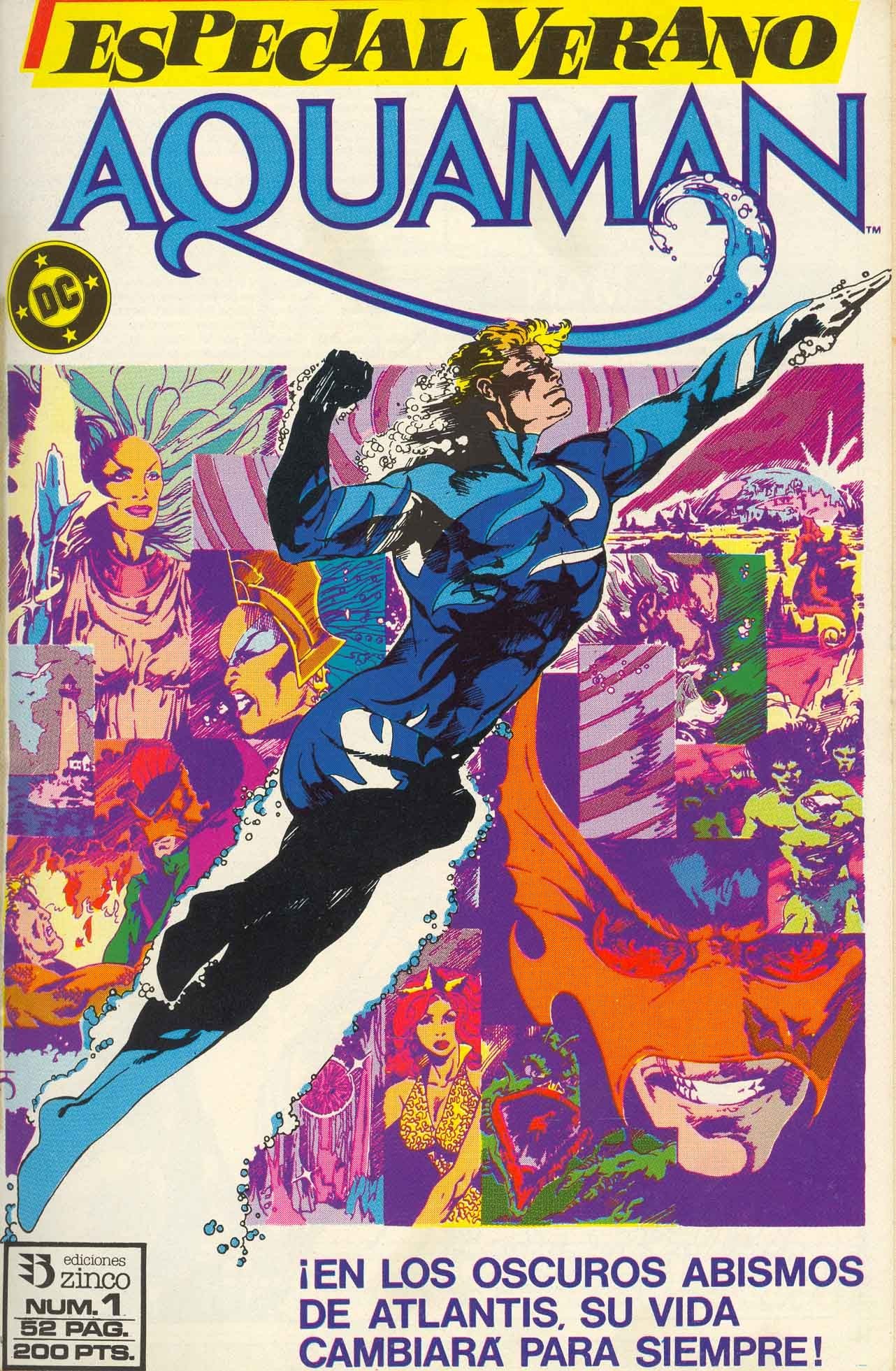 Portada ampliada de ESPECIAL VERANO AQUAMAN