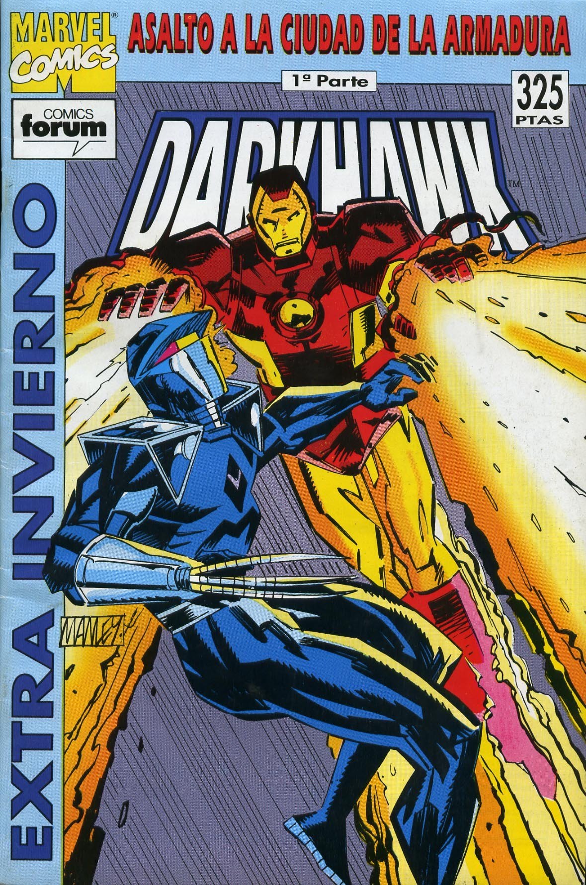 Portada ampliada de Darkhawk