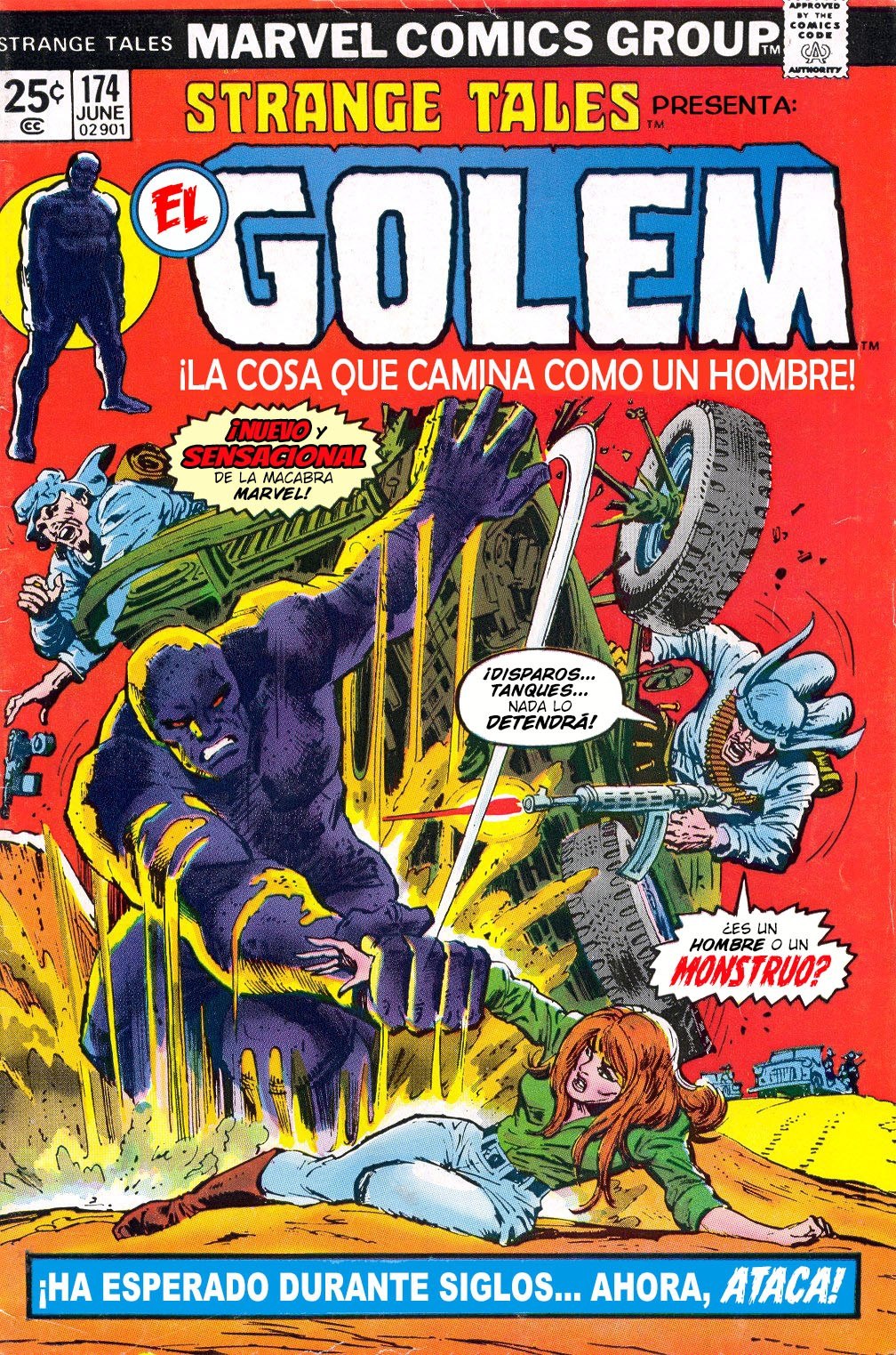 Portada ampliada de EL GOLEM