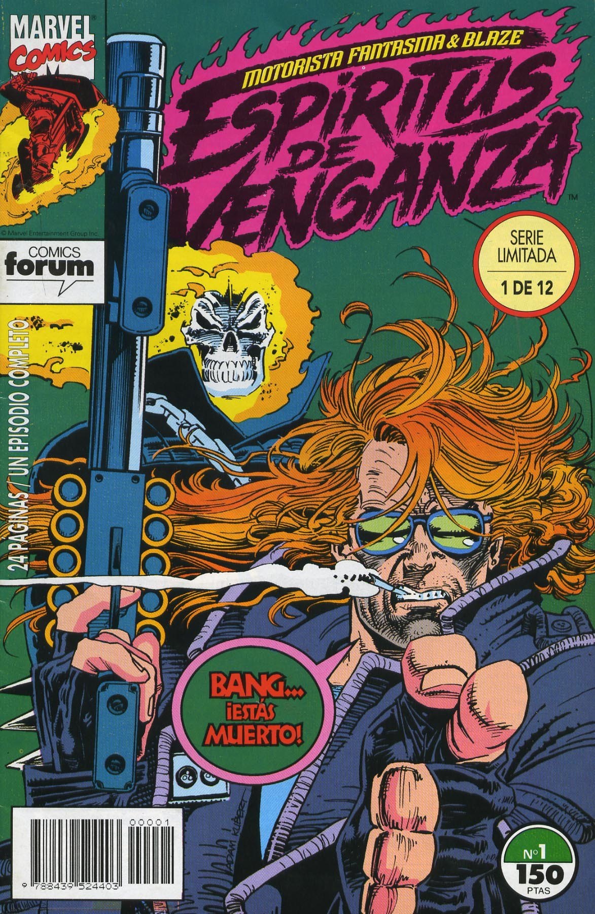 Portada ampliada de ESPIRITUS DE VENGANZA