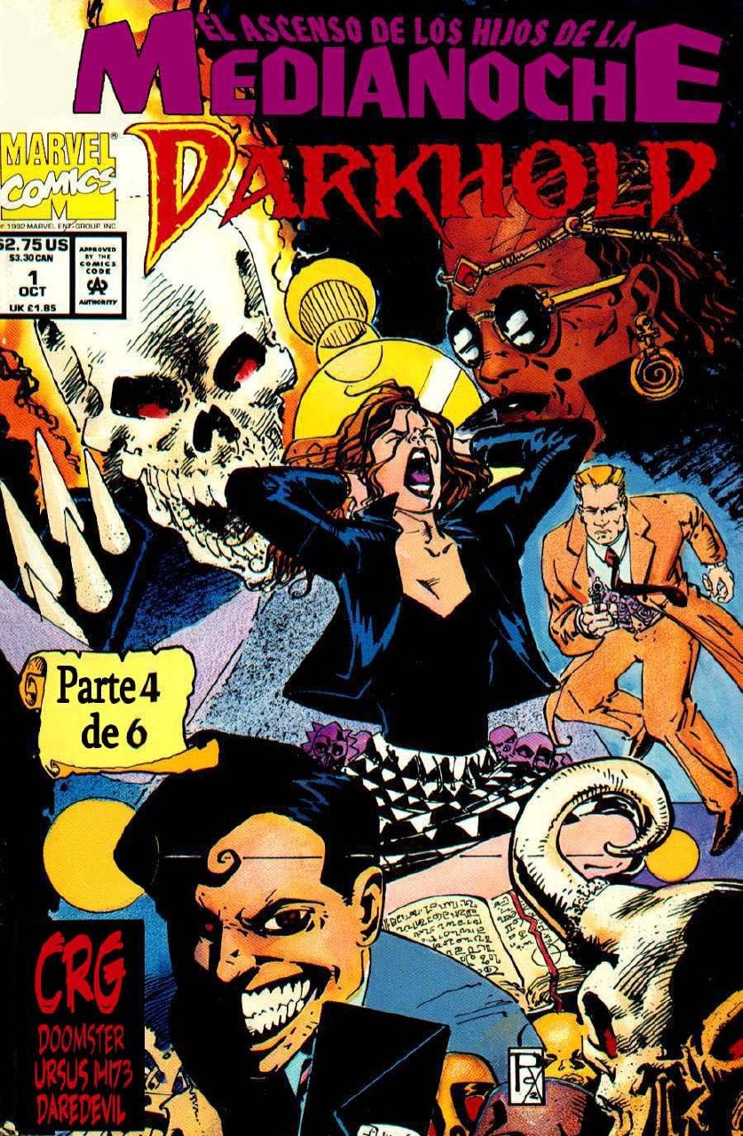 Portada ampliada de El Asenso de los Hijos de la Medianoche Darkhold