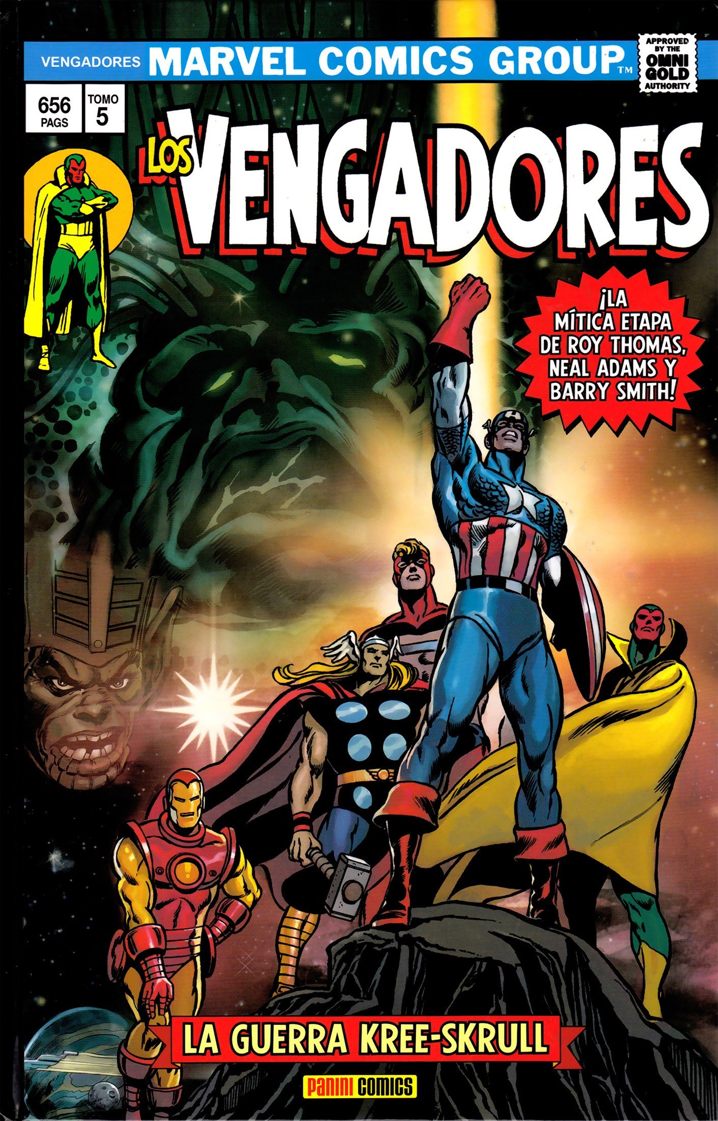 Portada ampliada de Los Vengadores