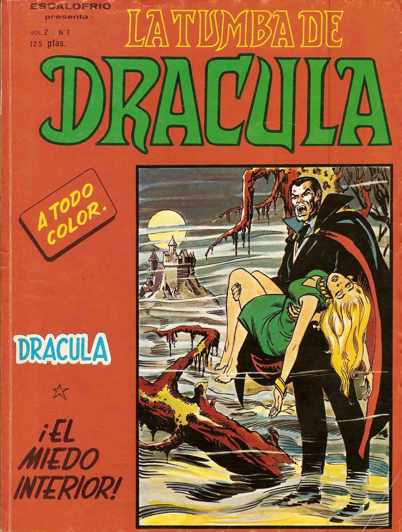 Portada ampliada de LA TUMBA DE DRACULA