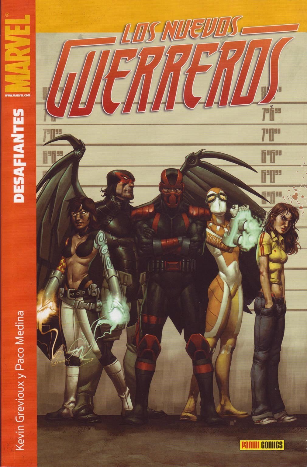 Portada ampliada de LOS NUEVOS GUERREROS