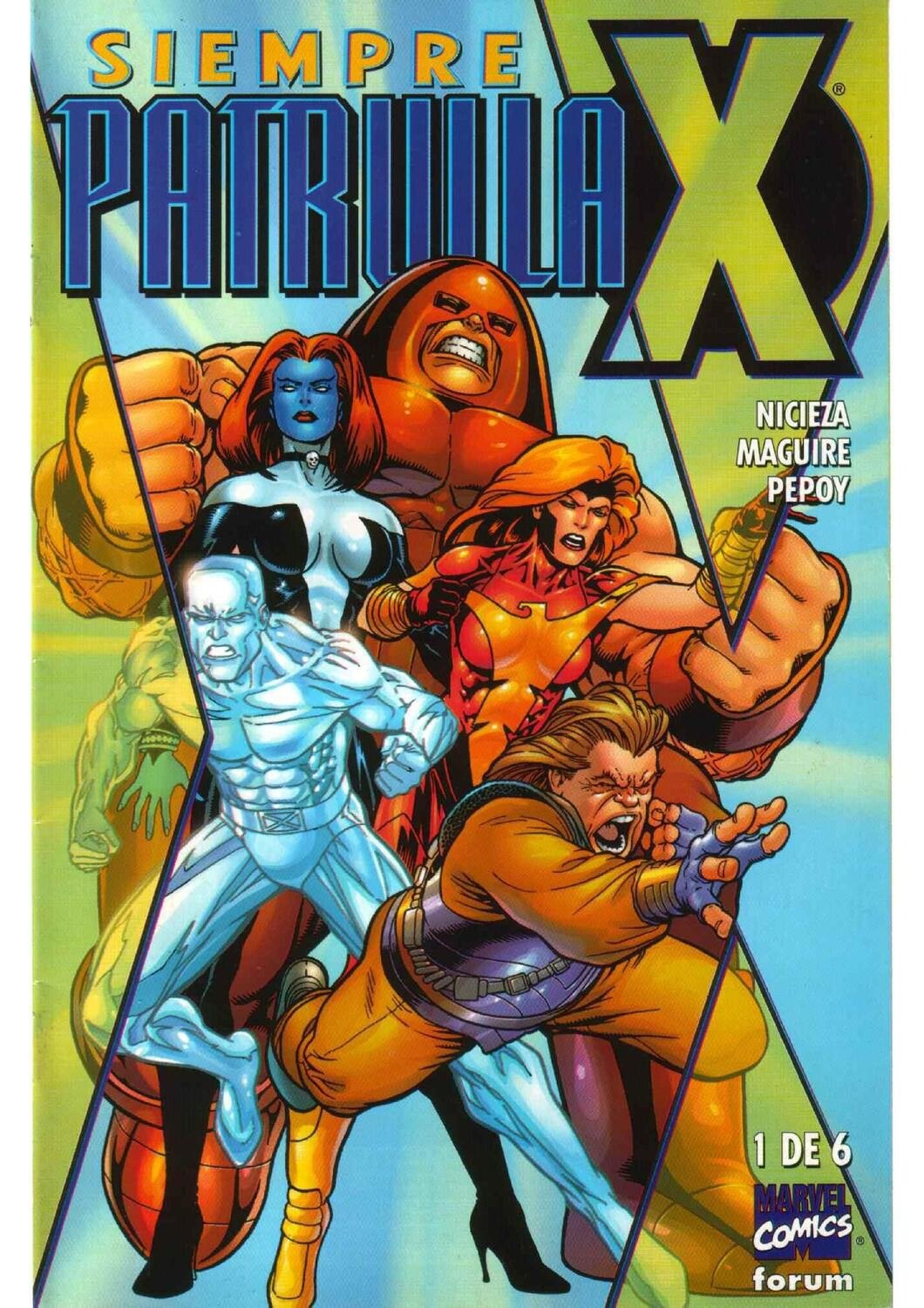 Portada ampliada de SIEMPRE PATRULLA X