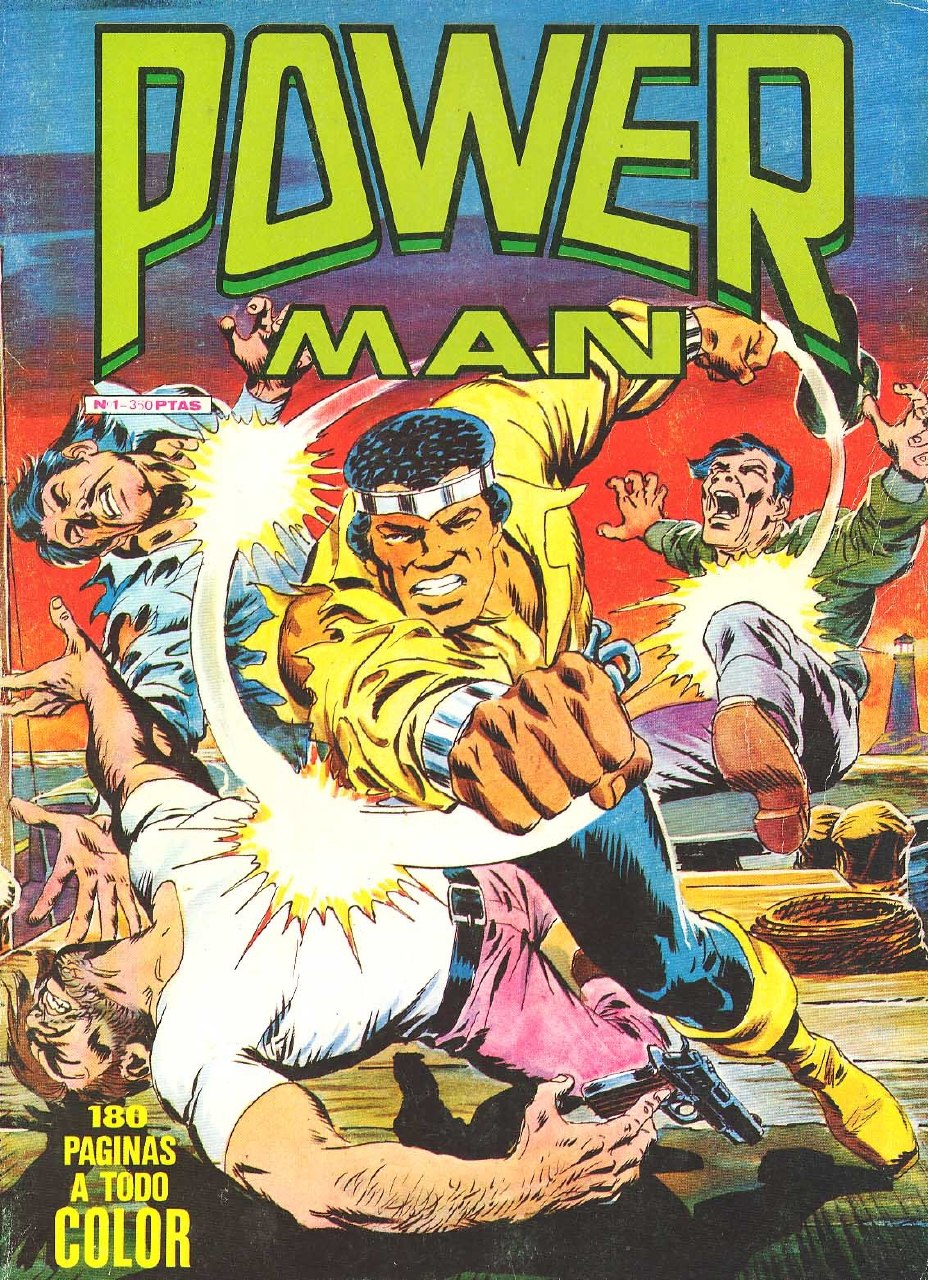 Portada ampliada de POWER MAN