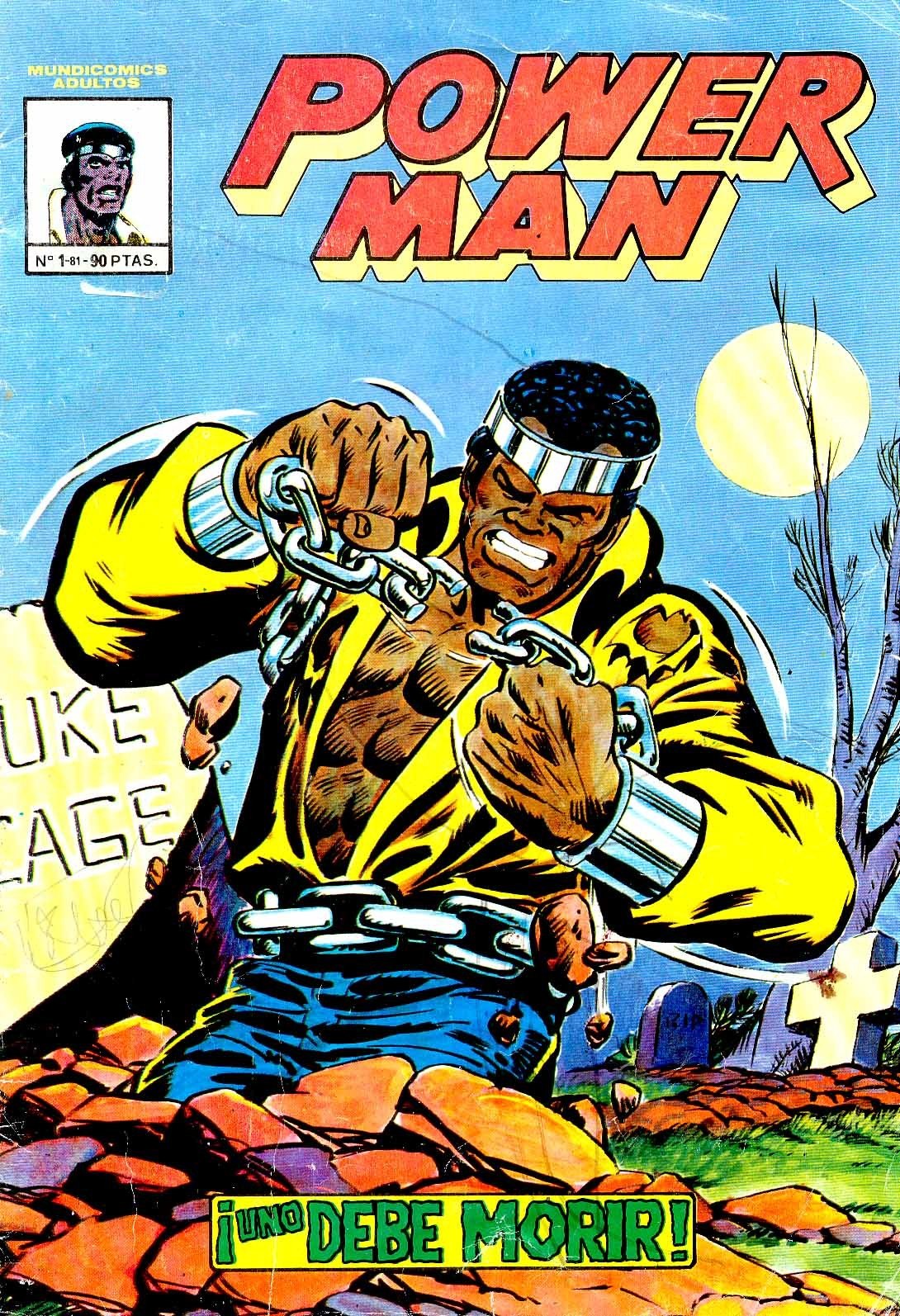 Portada ampliada de POWER MAN