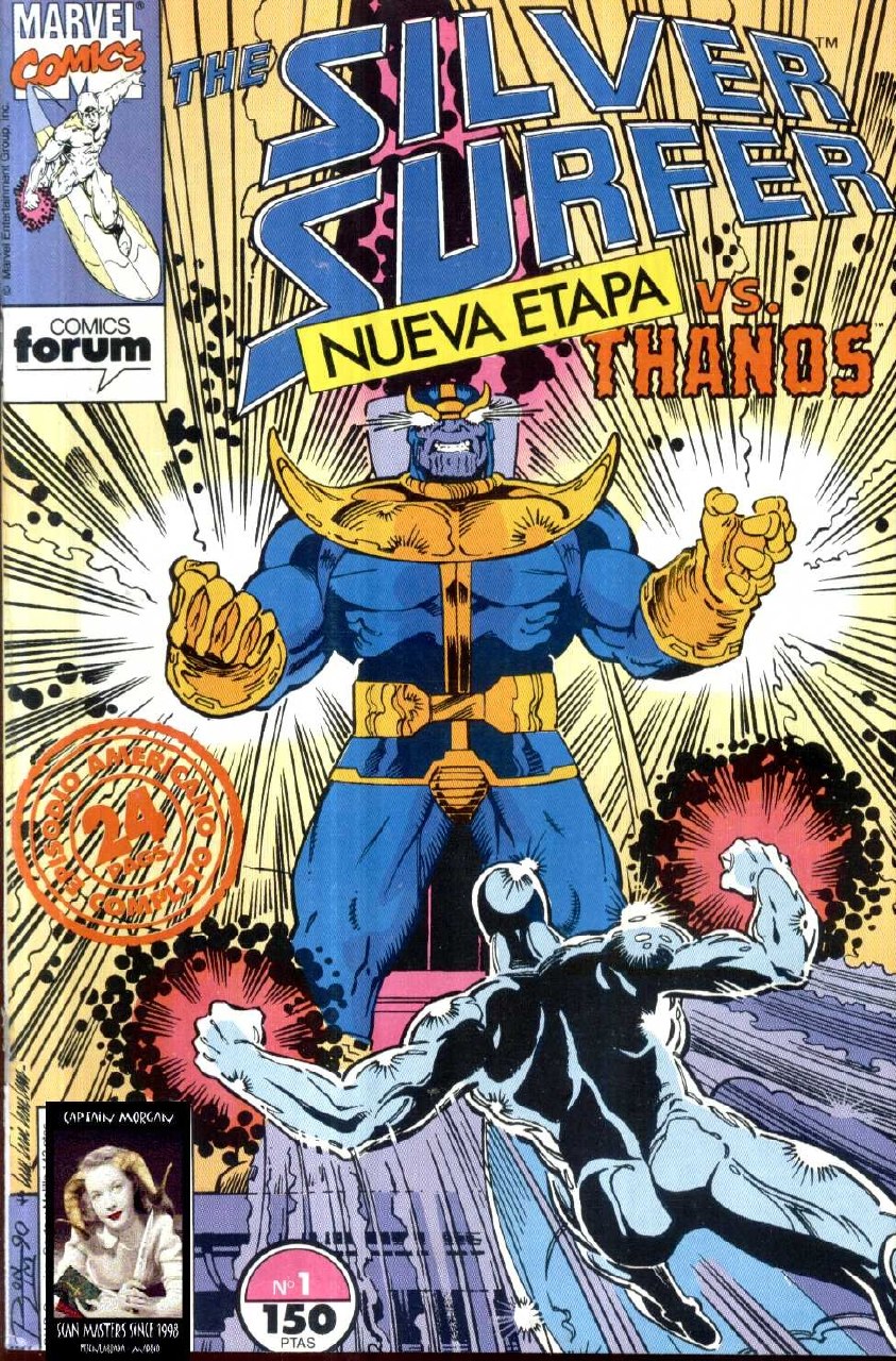 Portada ampliada de THE SILVER SURFER