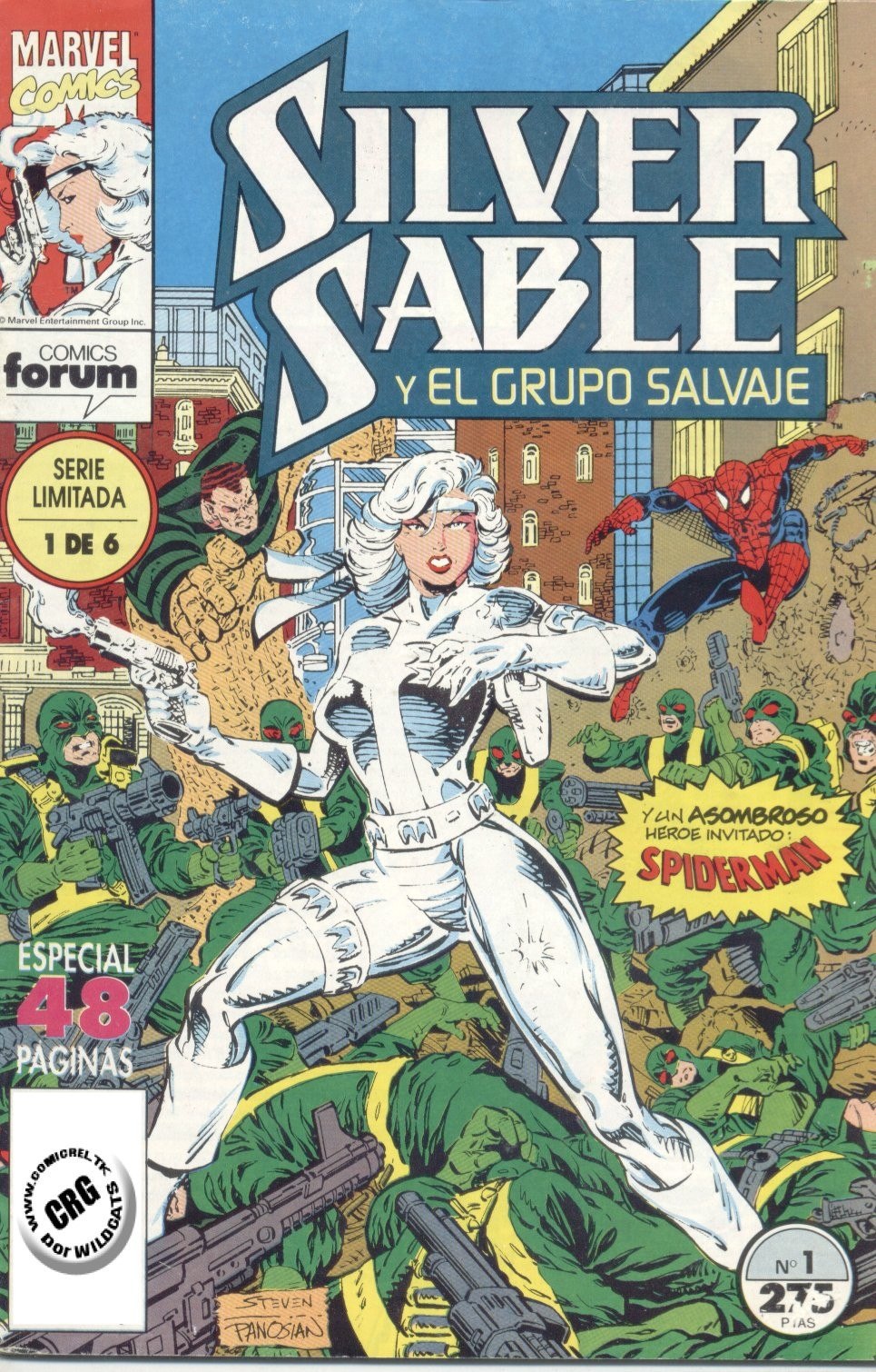 Portada ampliada de SILVER SABLE Y EL GRUPO SALVAJE