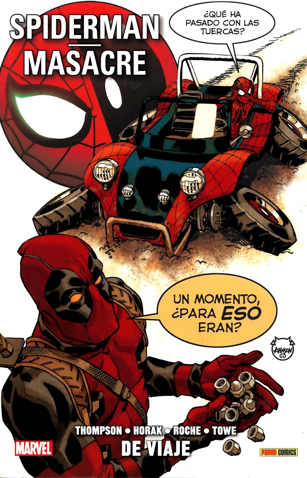 Portada ampliada de SPIDERMAN MASACRE