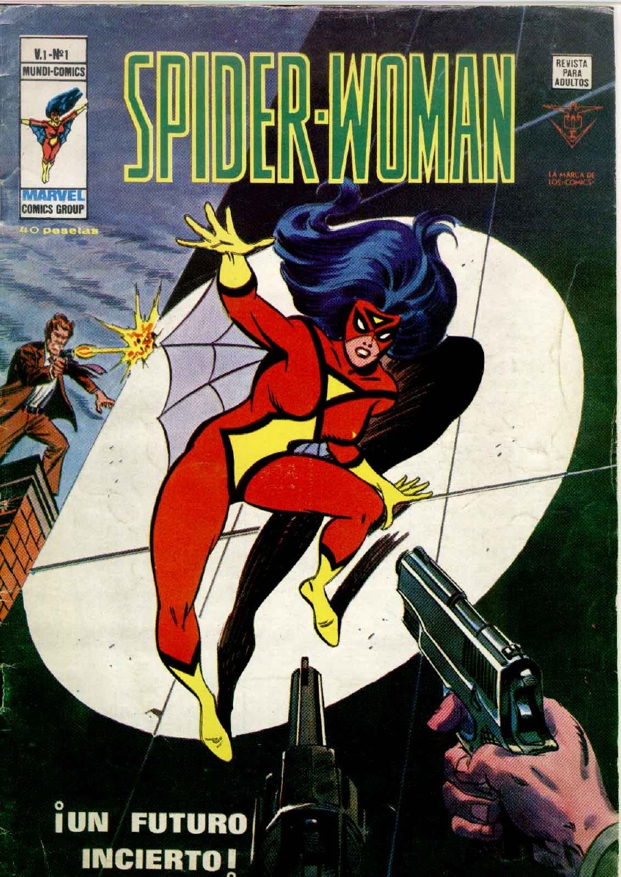 Portada ampliada de SPIDER-WOMAN
