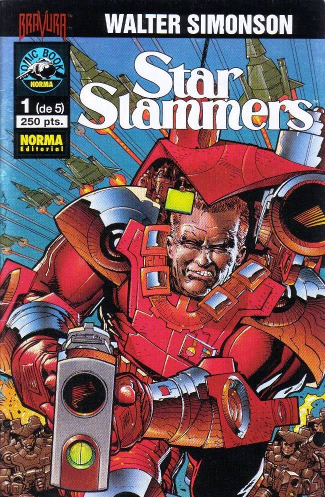 Portada ampliada de Star Slammers