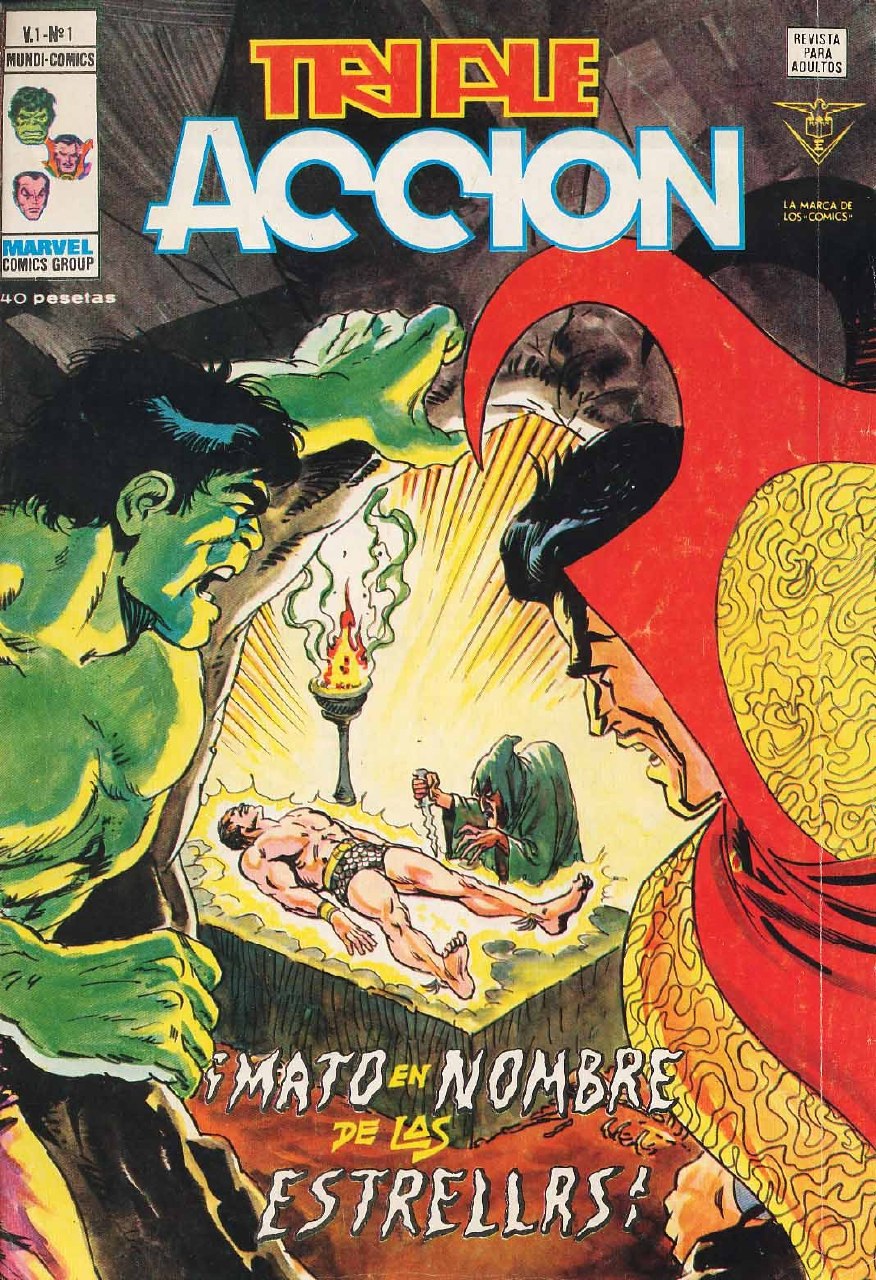 Portada ampliada de TRIPLE ACCION
