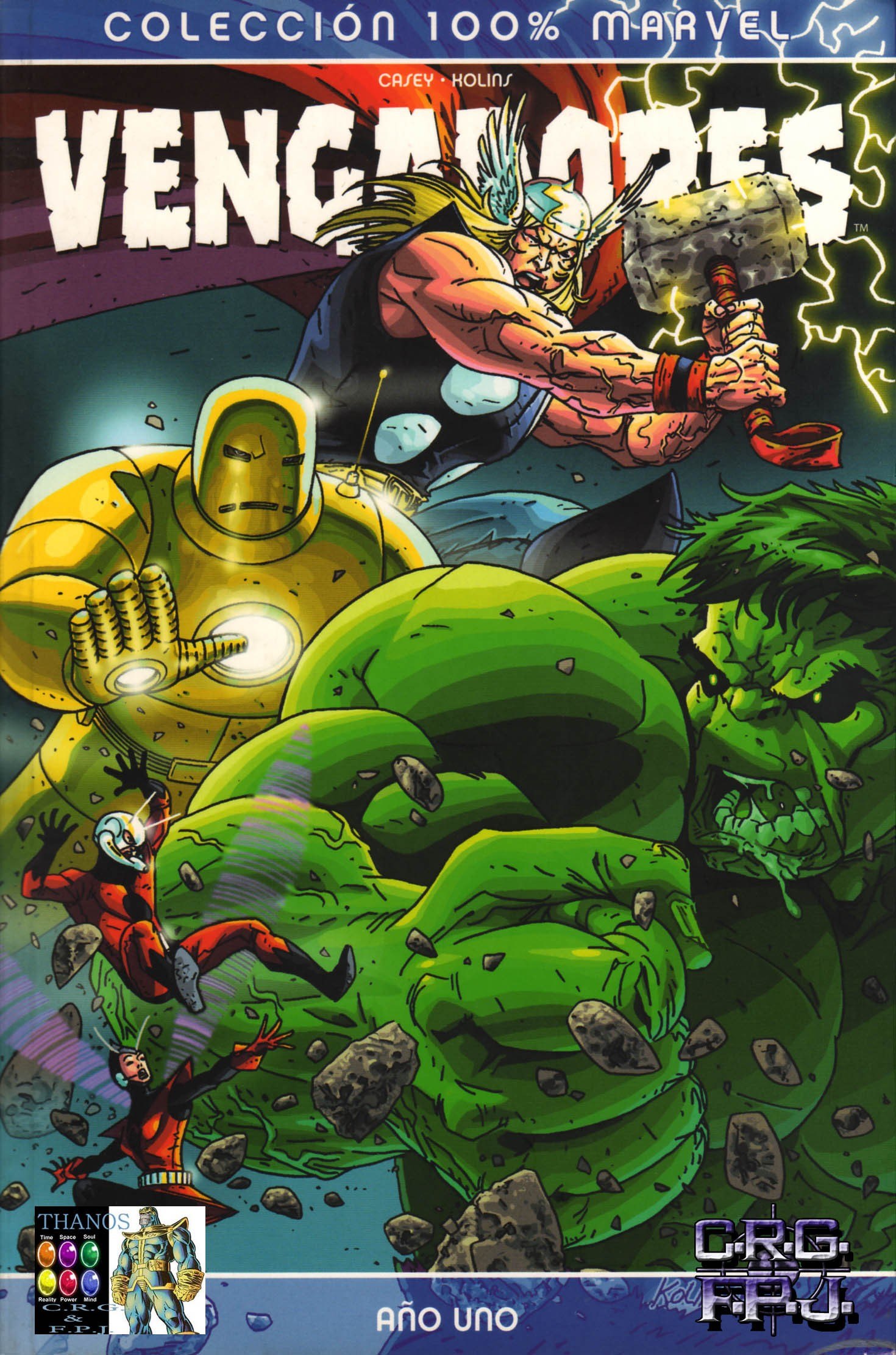 Portada ampliada de Vengadores