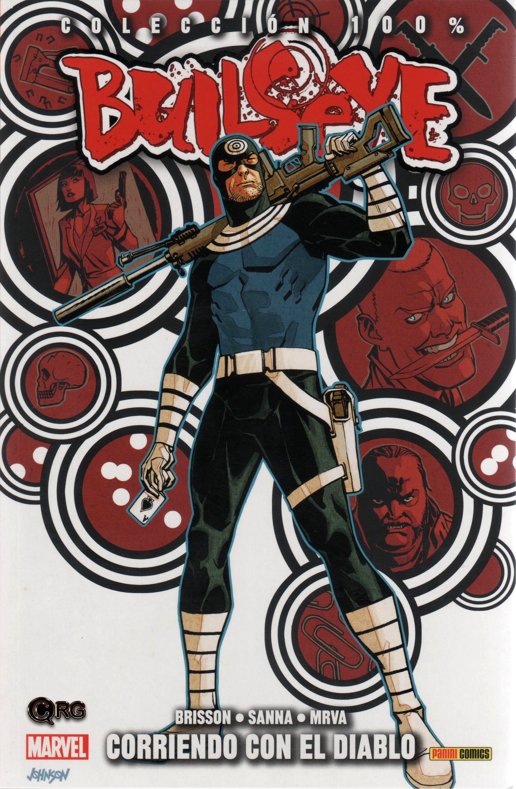 Portada ampliada de Bullseye