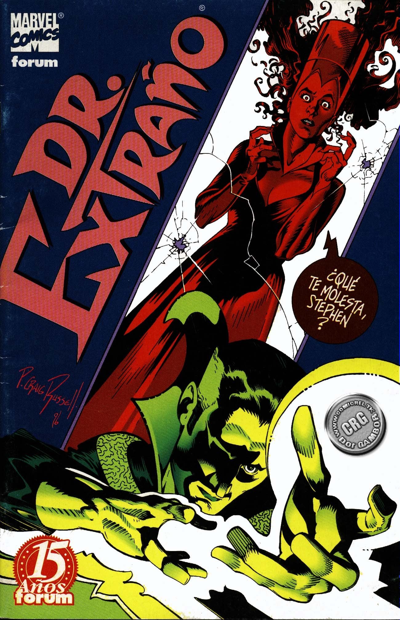 Portada ampliada de Dr. Extraño