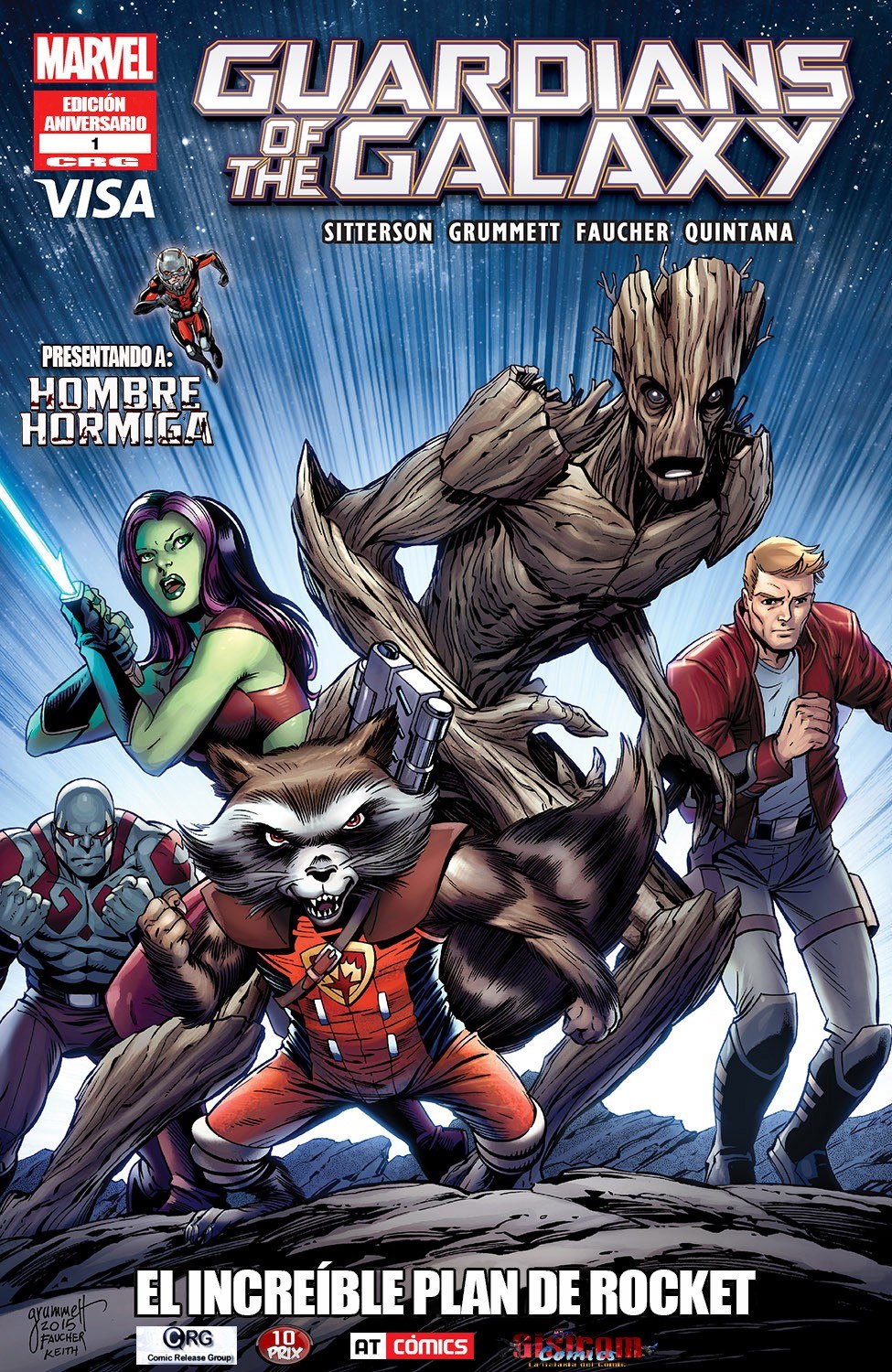 Portada ampliada de GUARDIANS OF THE GALAXY