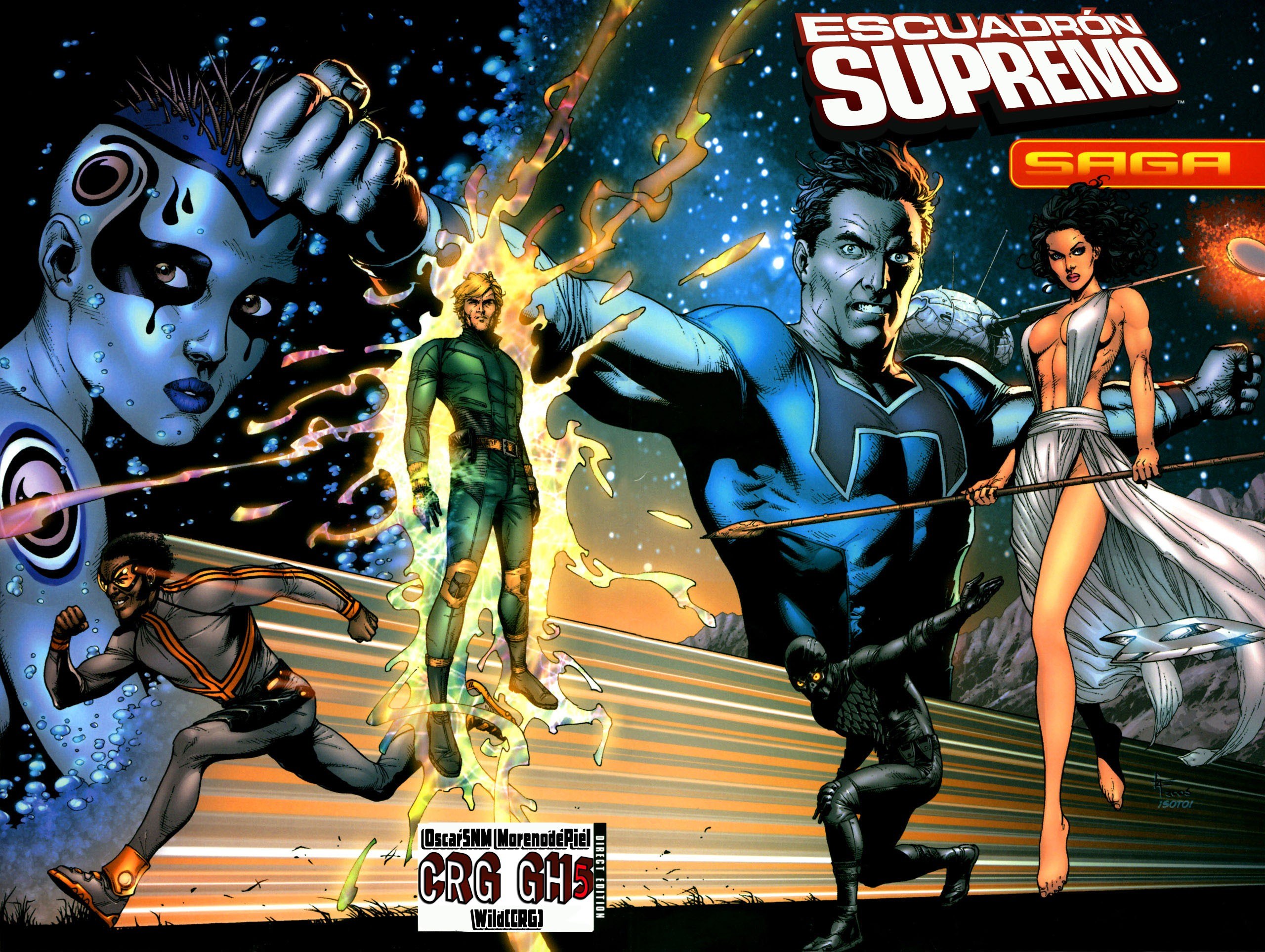 Portada ampliada de ESCUDRÓN SUPREMO SAGA