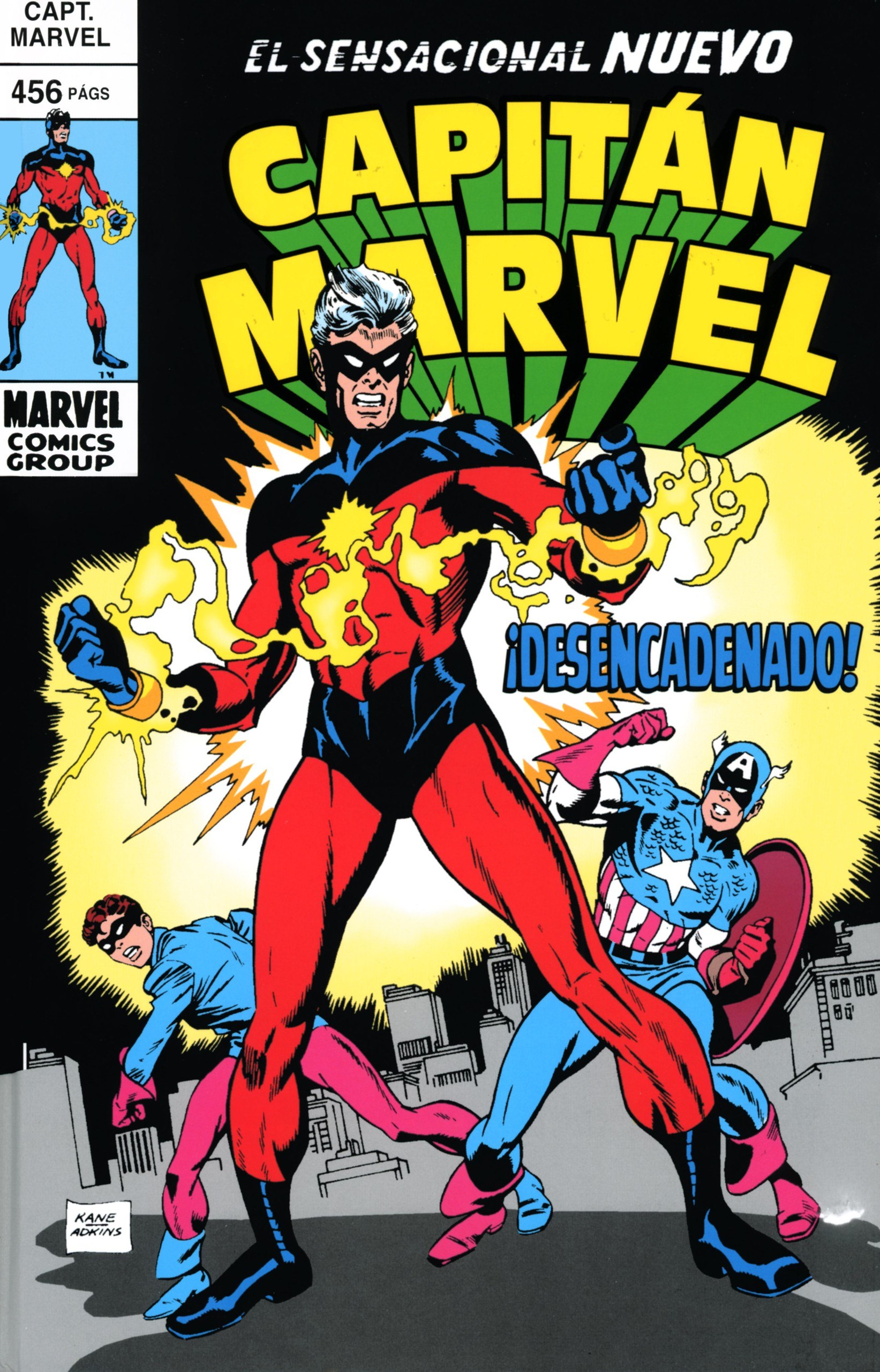Portada ampliada de CAPITÁN MARVEL