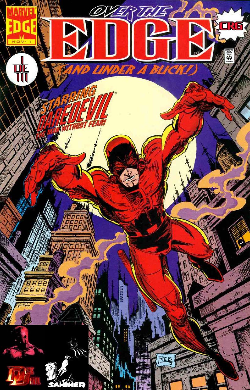Portada ampliada de OVER THE EDGE (AND UNDER A BUCK!)