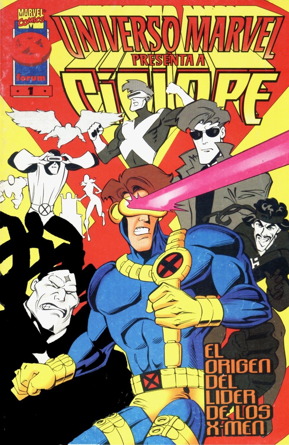 Portada ampliada de UNIVERSO MARVEL PRESENTA A CICLOPE