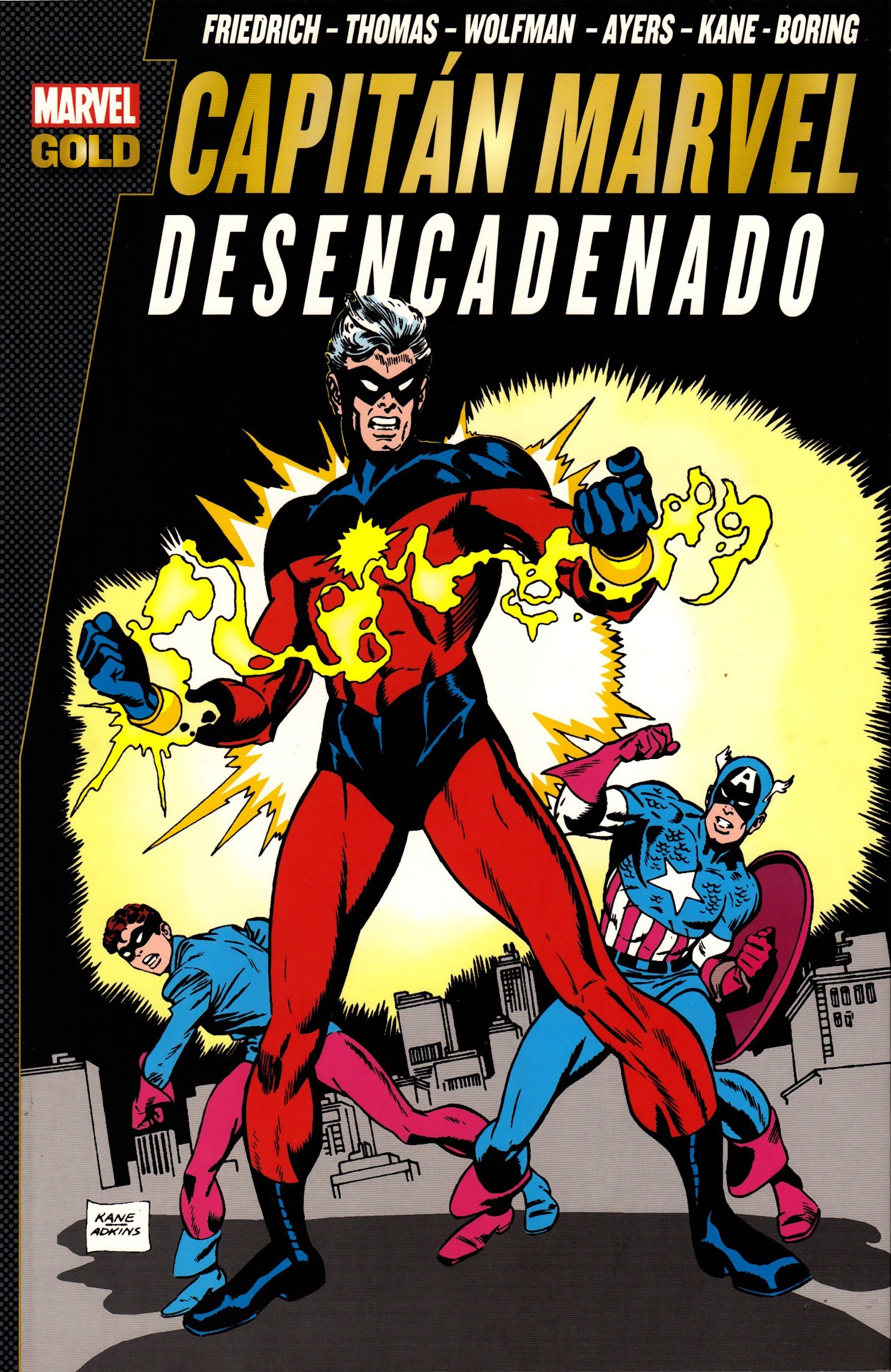 Portada ampliada de CAPITÁN MARVEL DESENCADENADO