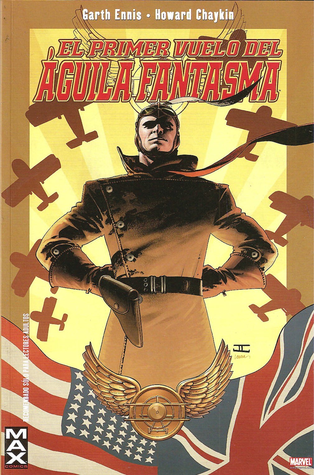 Portada ampliada de EL PRIMER VUELO DEL AGUILA FANTASMA