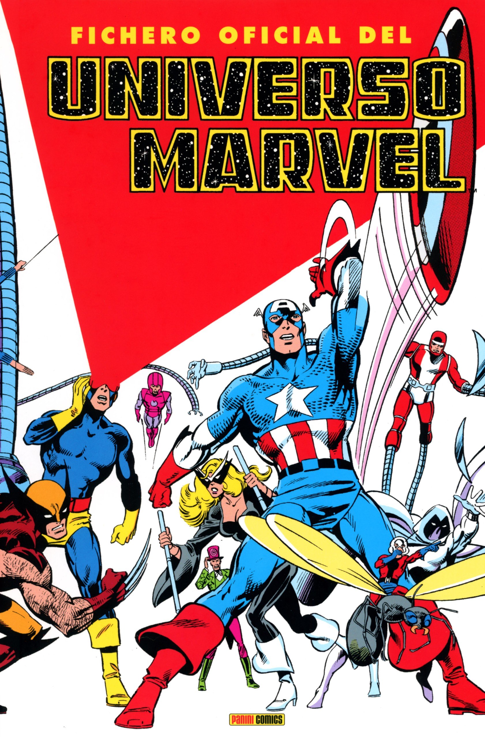 Portada ampliada de FICHERO OFICIAL DEL UNIVERSO MARVEL