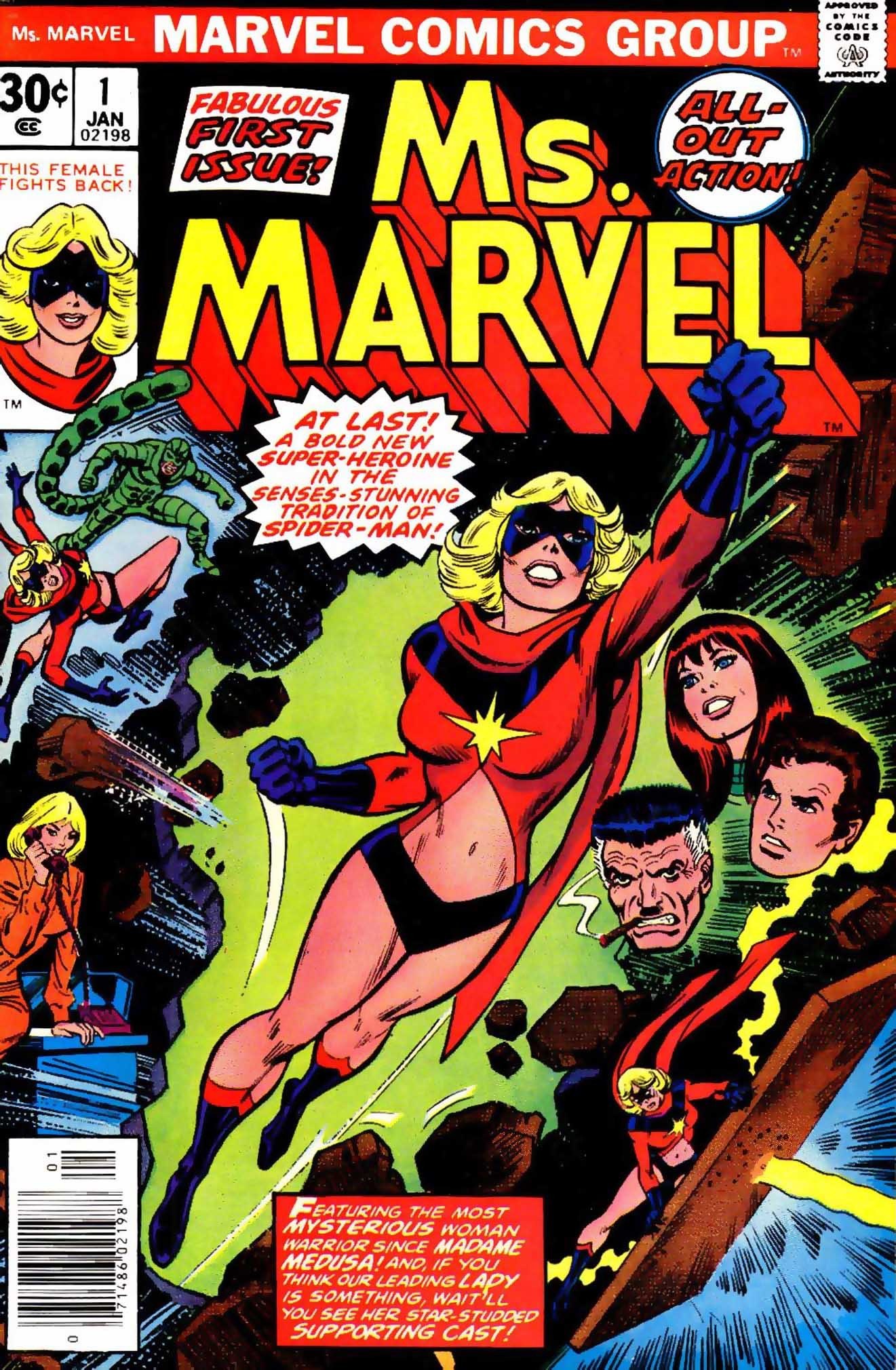 Portada ampliada de Ms. Marvel
