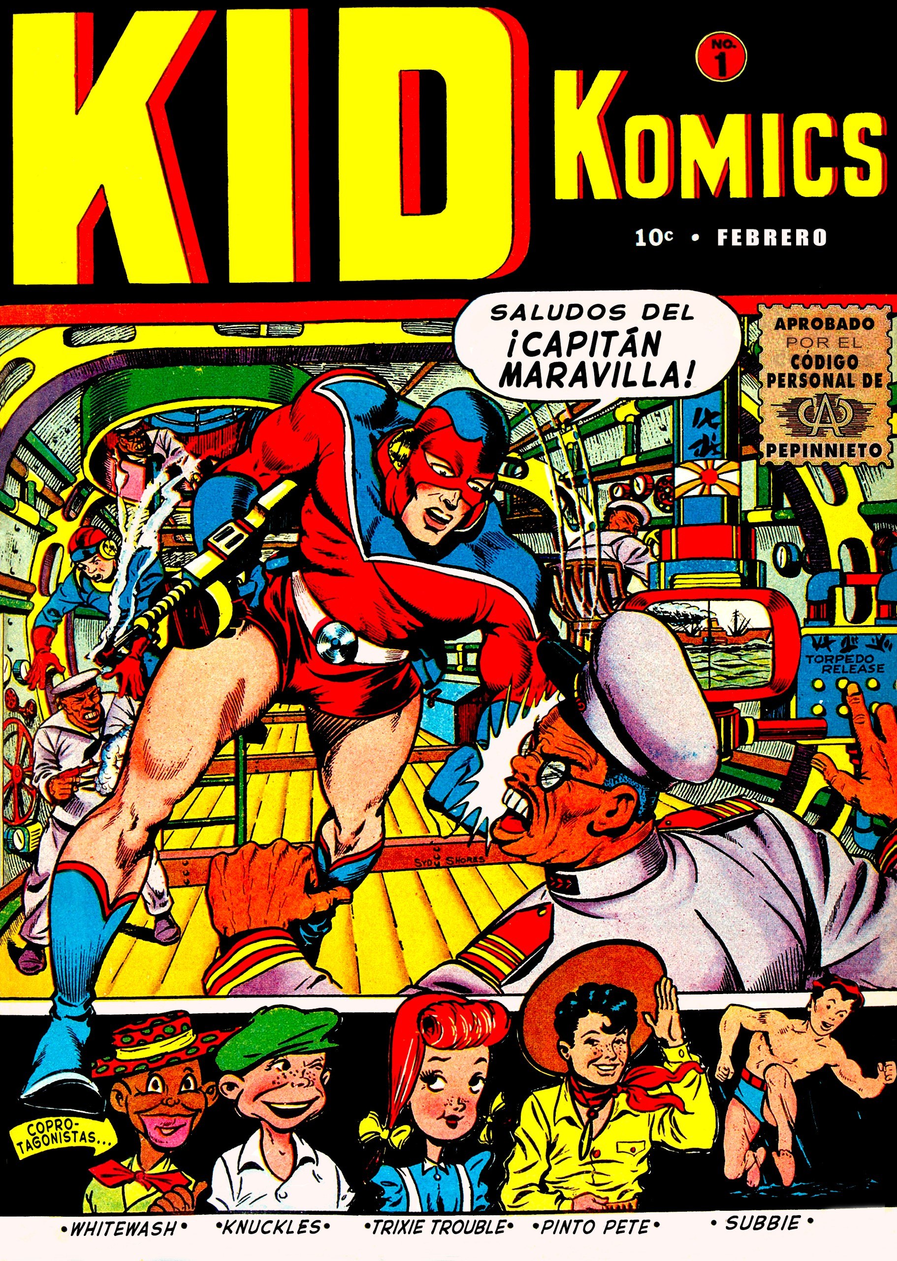 Portada ampliada de KID KOMICS