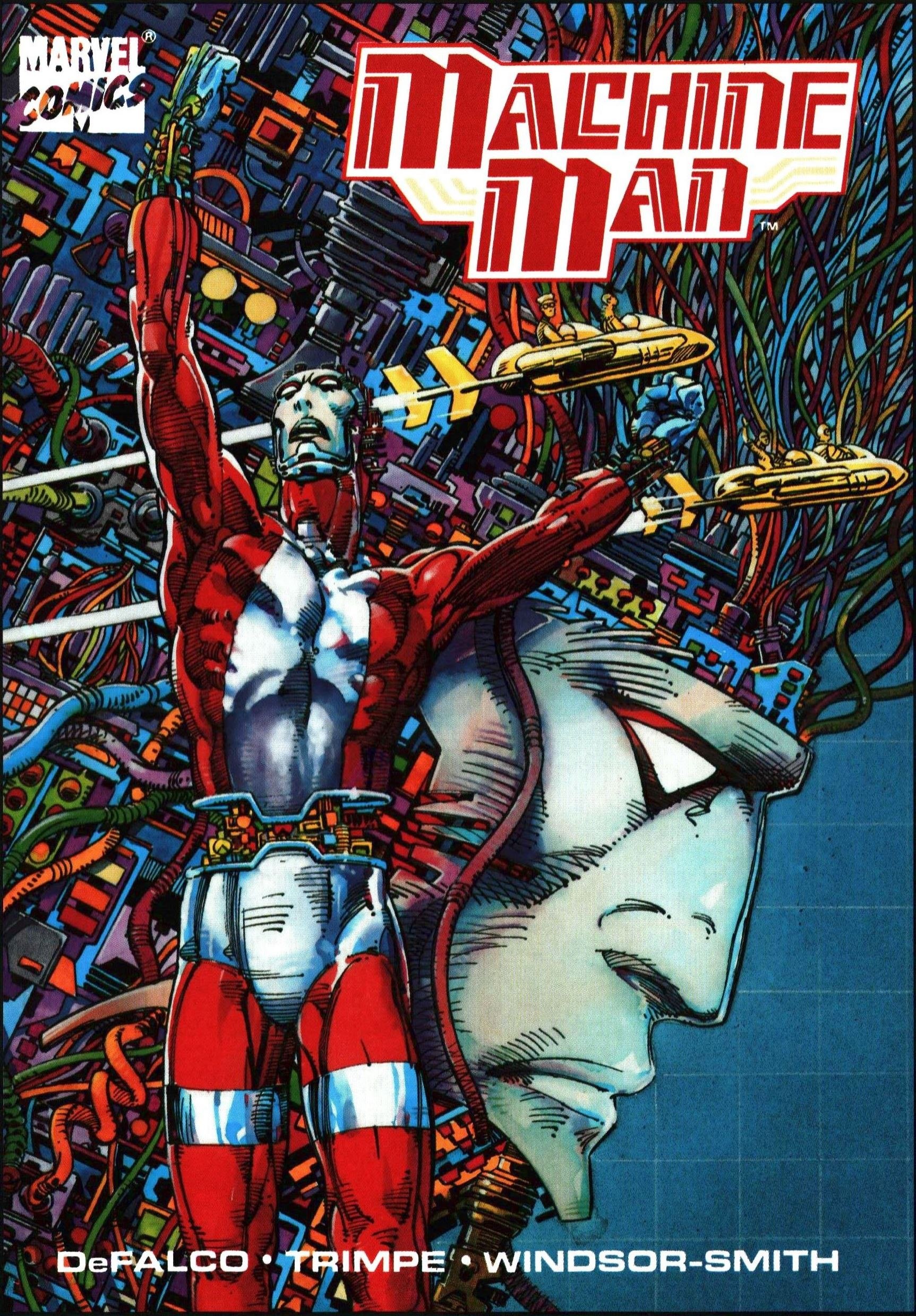 Portada ampliada de Machine Man