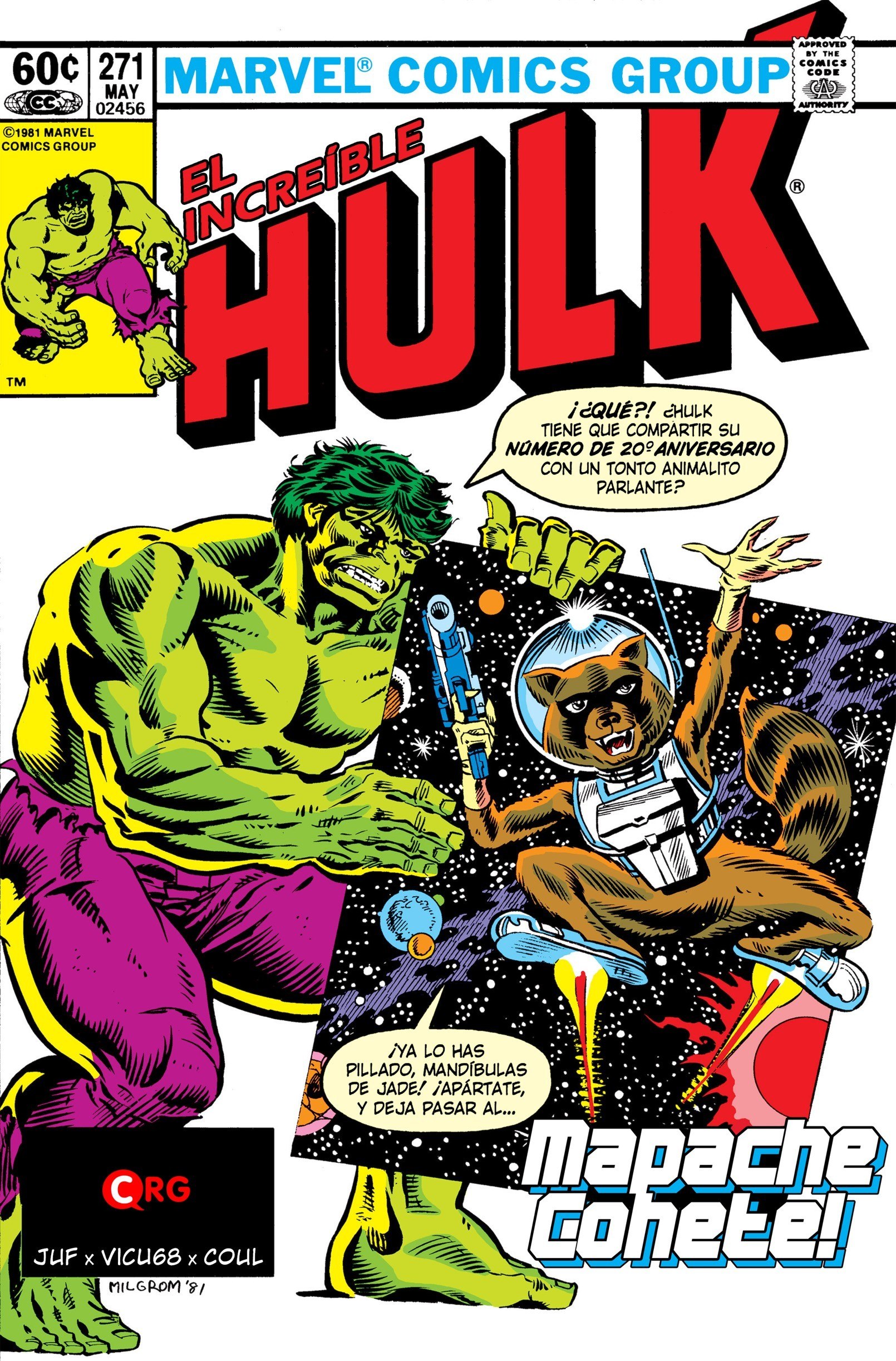 Portada ampliada de EL INCREÍBLE HULK