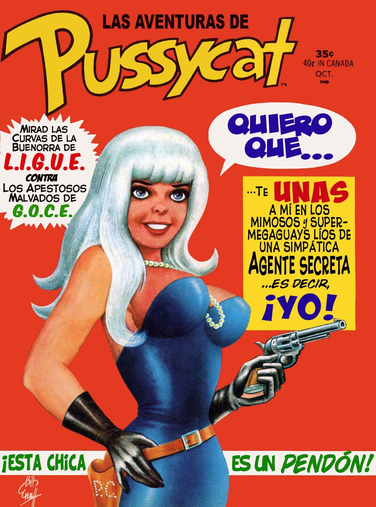 Portada ampliada de LAS AVENTURAS DE Pussycat