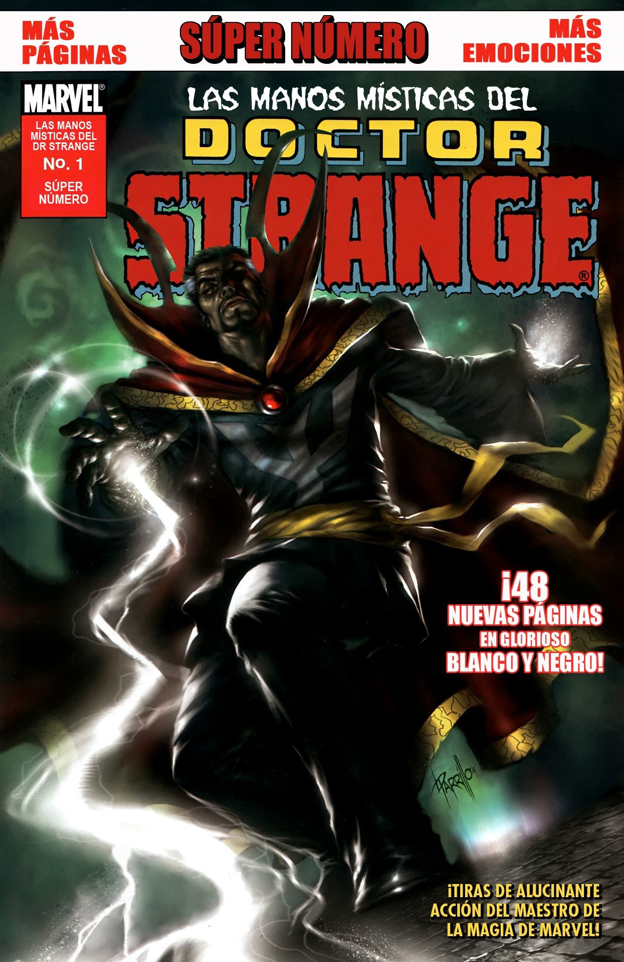 Portada ampliada de LAS MANOS MÍSTICAS DEL DOCTOR STRANGE