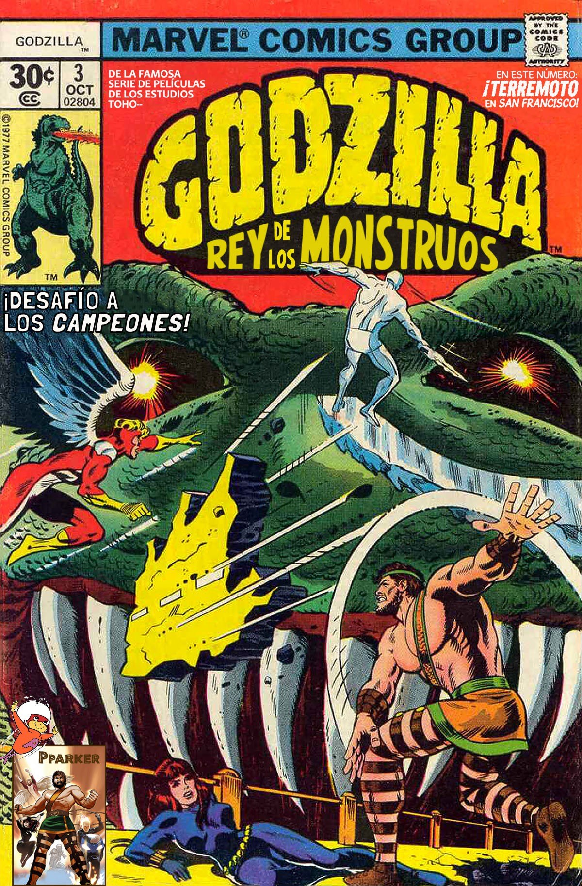 Portada ampliada de GODZILLA REY DE MONSTRUOS