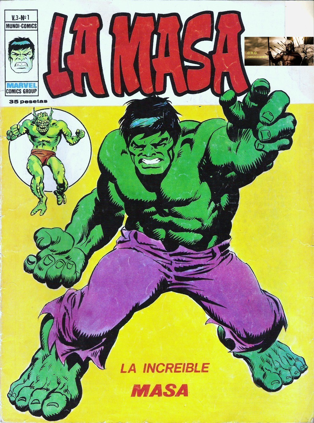 Portada ampliada de LA MASA