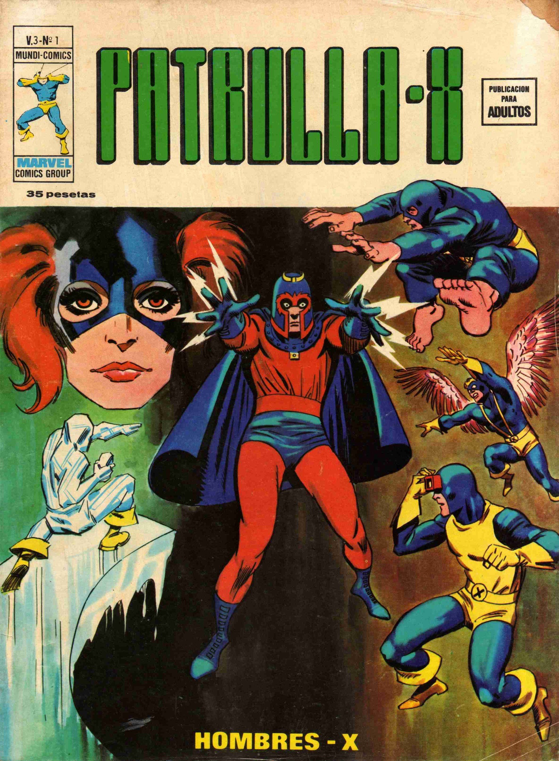 Portada ampliada de PATRULLA-X
