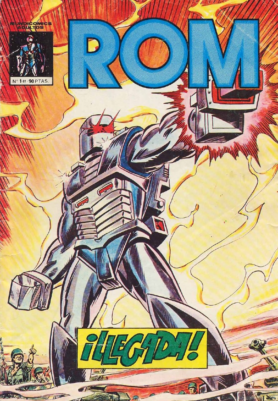 Portada ampliada de ROM