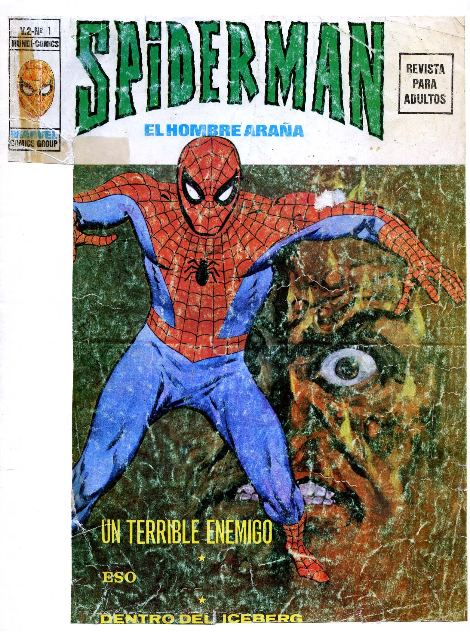 Portada ampliada de SPIDERMAN EL HOMBRE ARAÑA