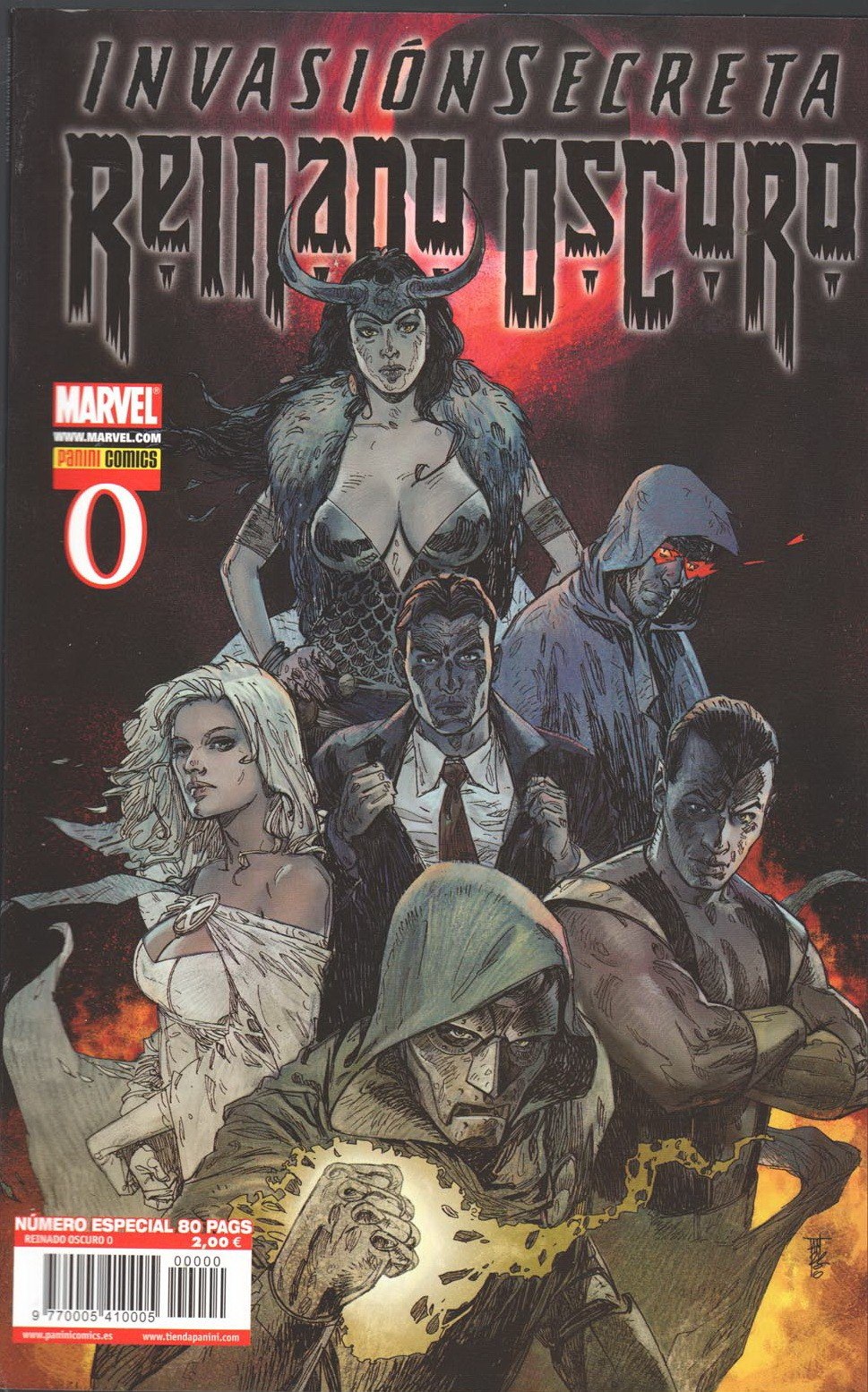 Portada ampliada de INVASIÓN SECRETA REINADO OSCURE