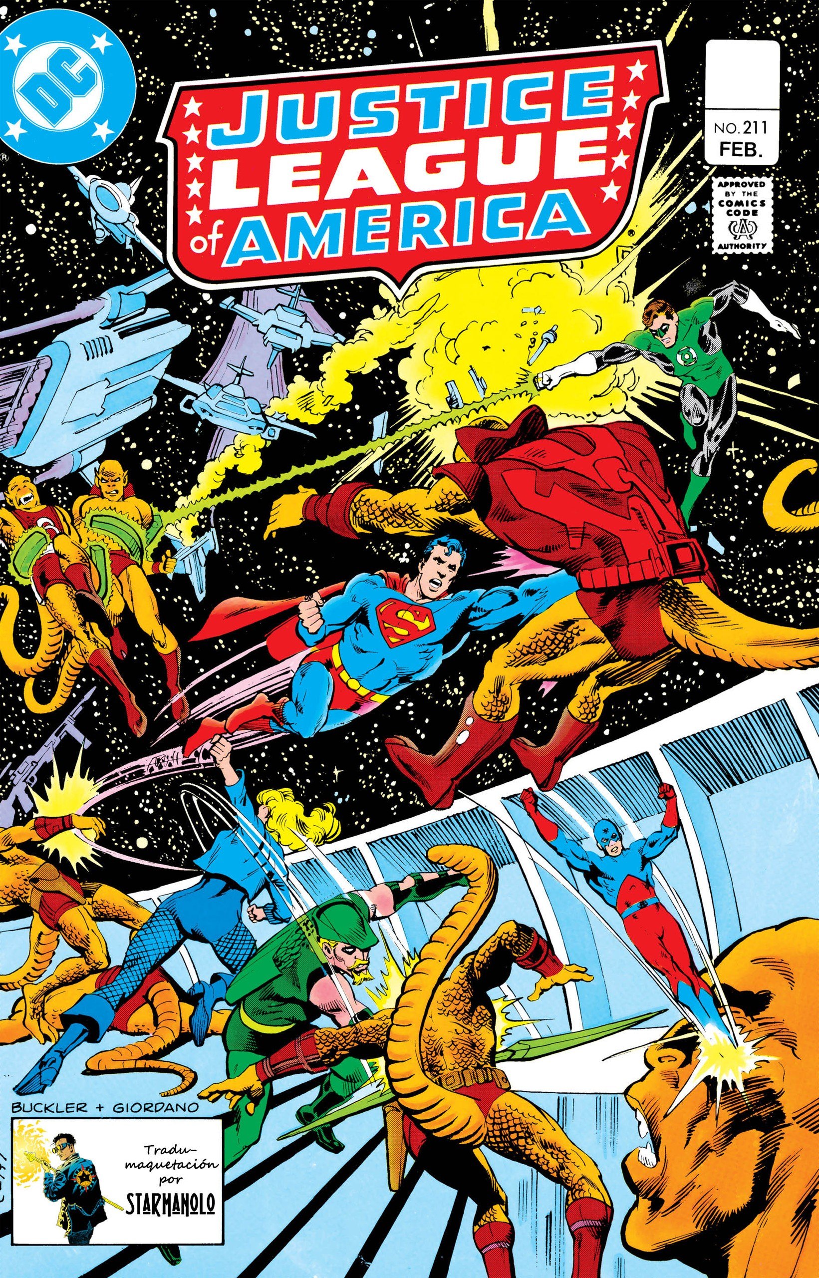 Portada ampliada de JUSTICE LEAGUE OF AMERICA