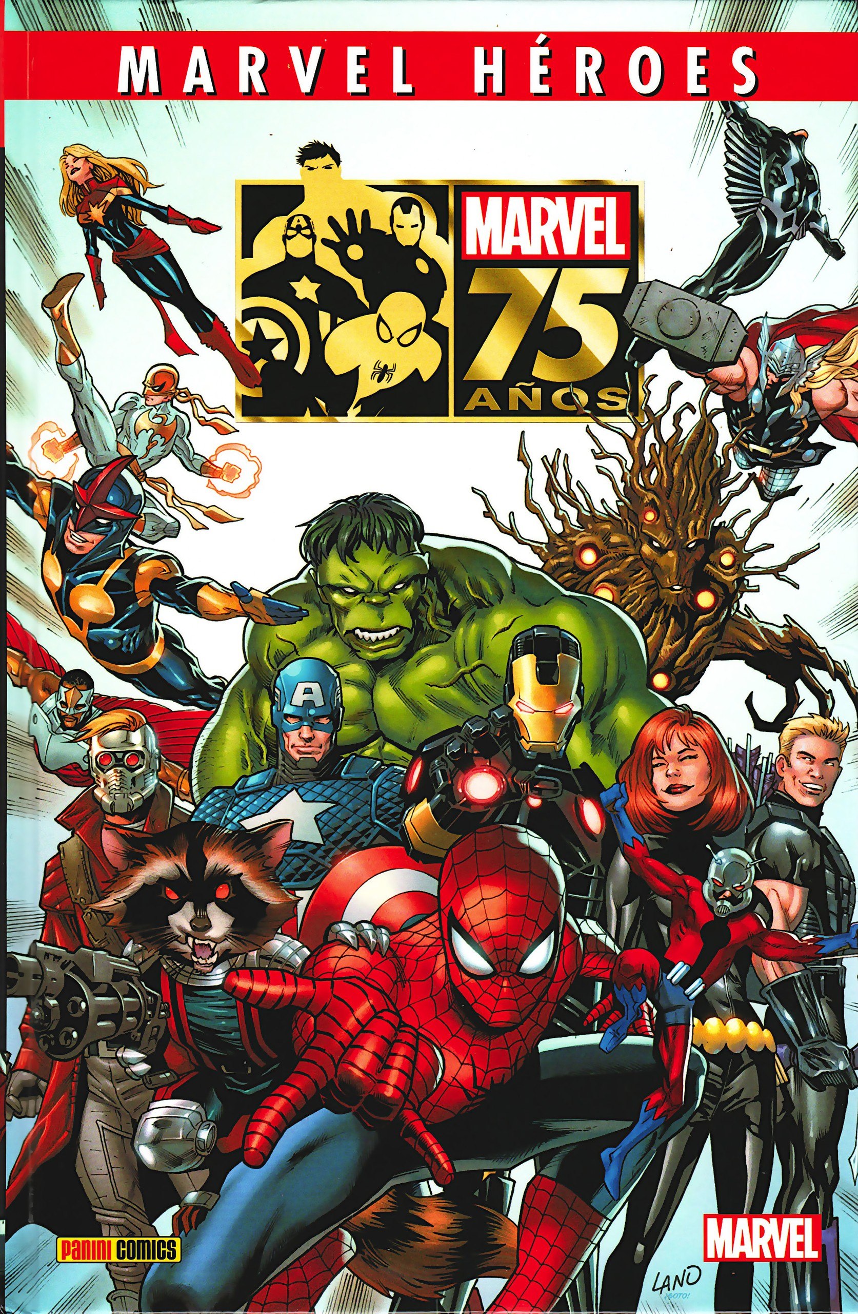 Portada ampliada de MARVEL HÉROES