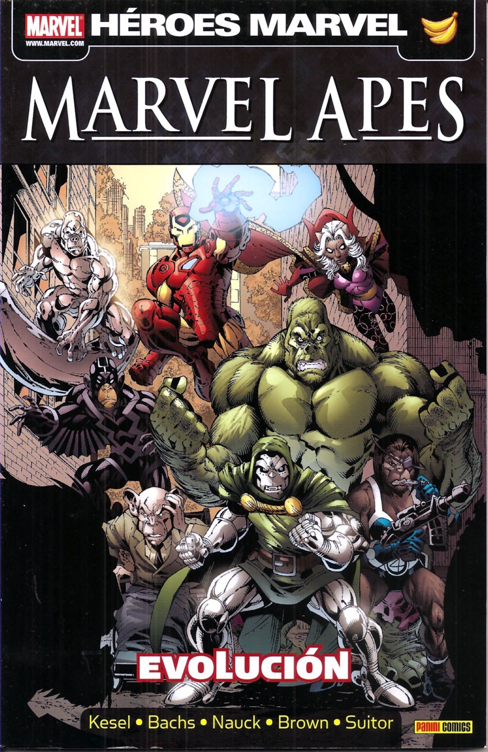 Portada ampliada de MARVEL APES