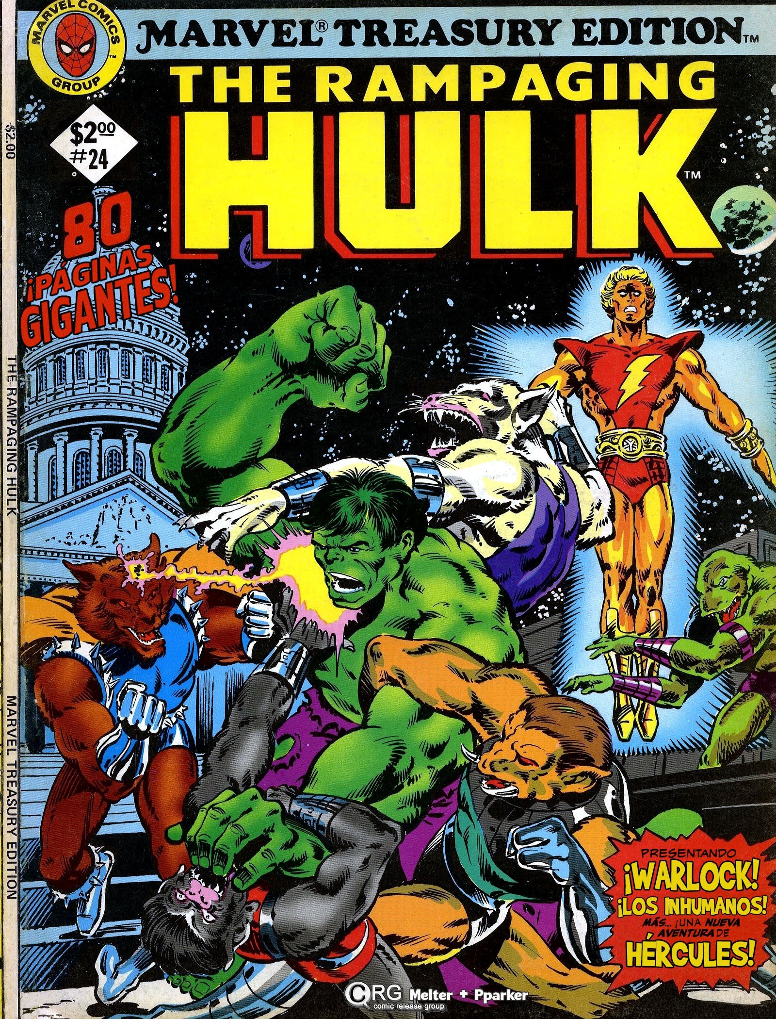 Portada ampliada de THE RAMPAGING HULK