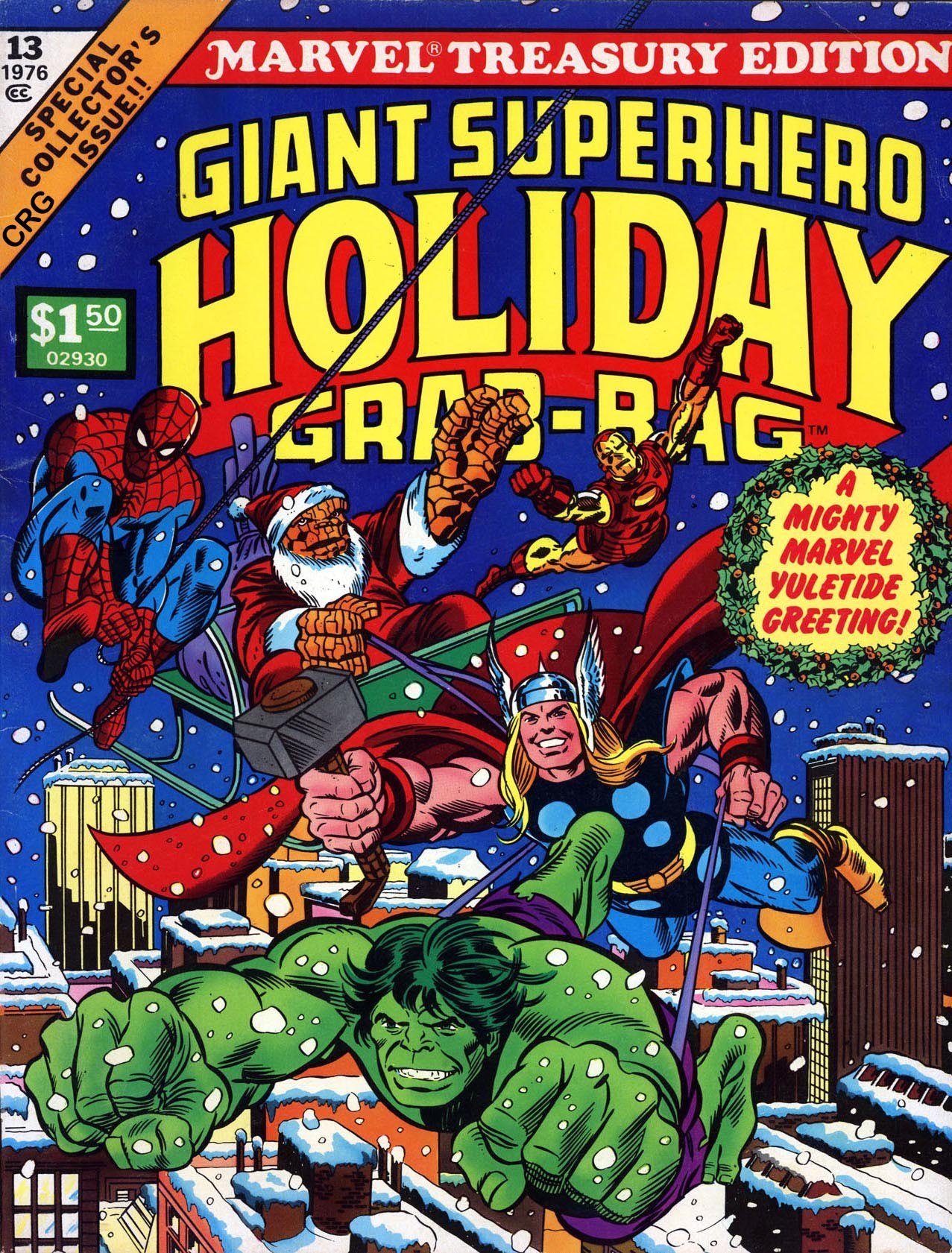 Portada ampliada de Giant Superhero Holiday Grab-Bag