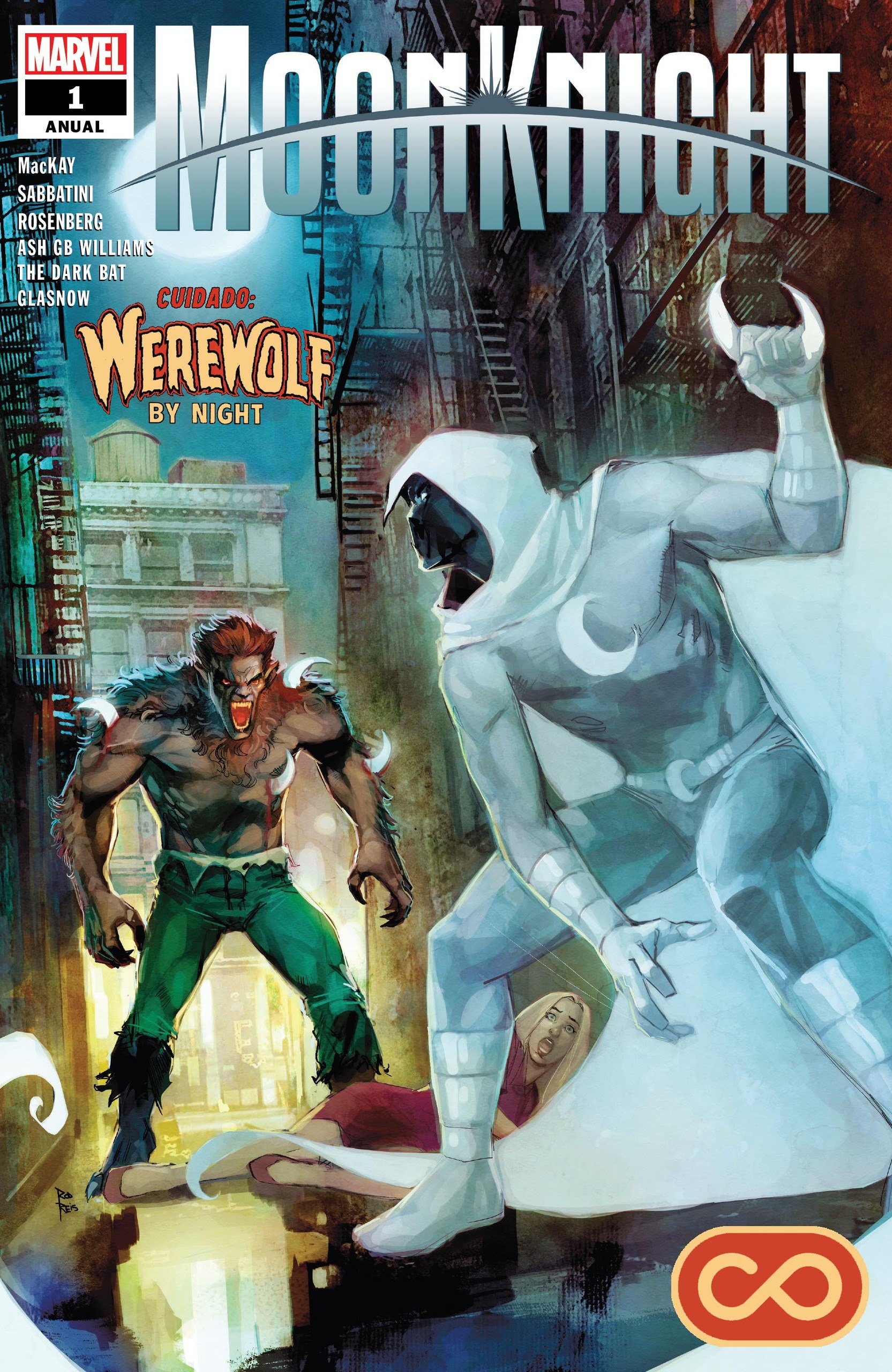 Portada ampliada de Moon Knight
