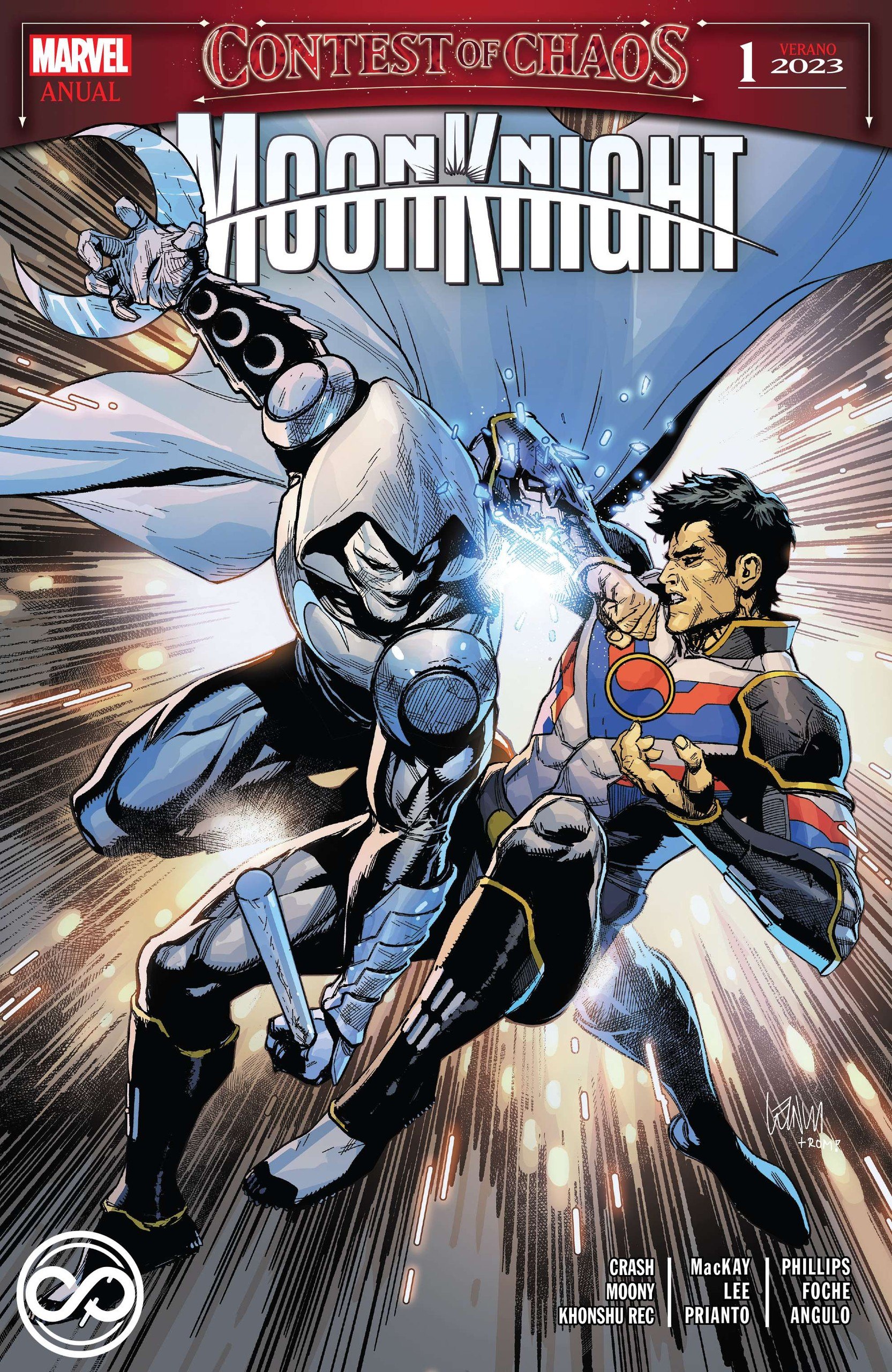 Portada ampliada de Moon Knight