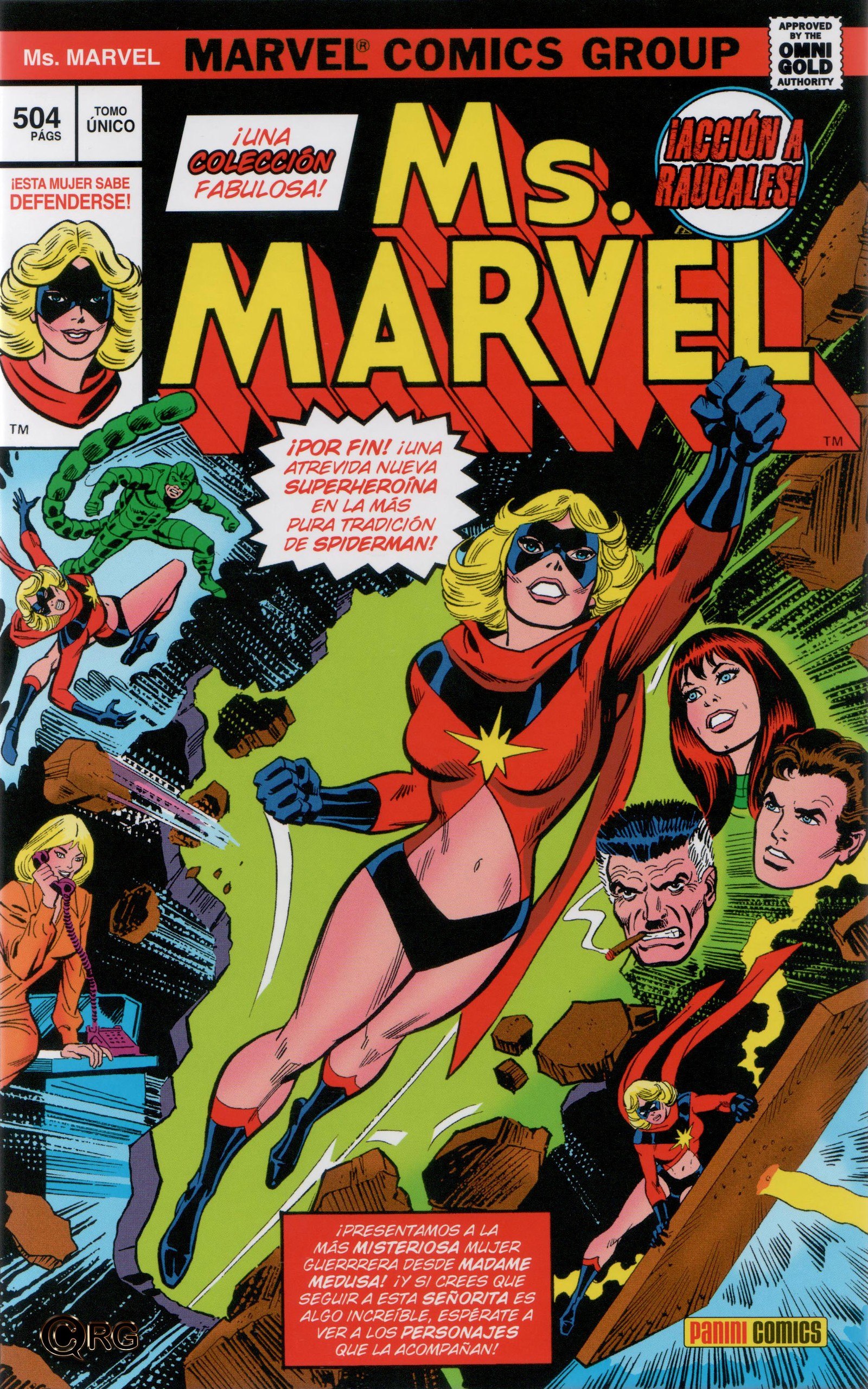 Portada ampliada de Ms. MARVEL