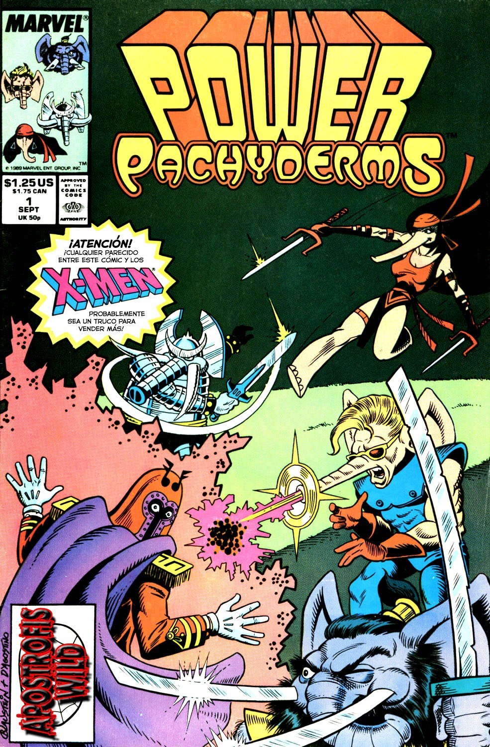 Portada ampliada de POWER PACHYDERMS