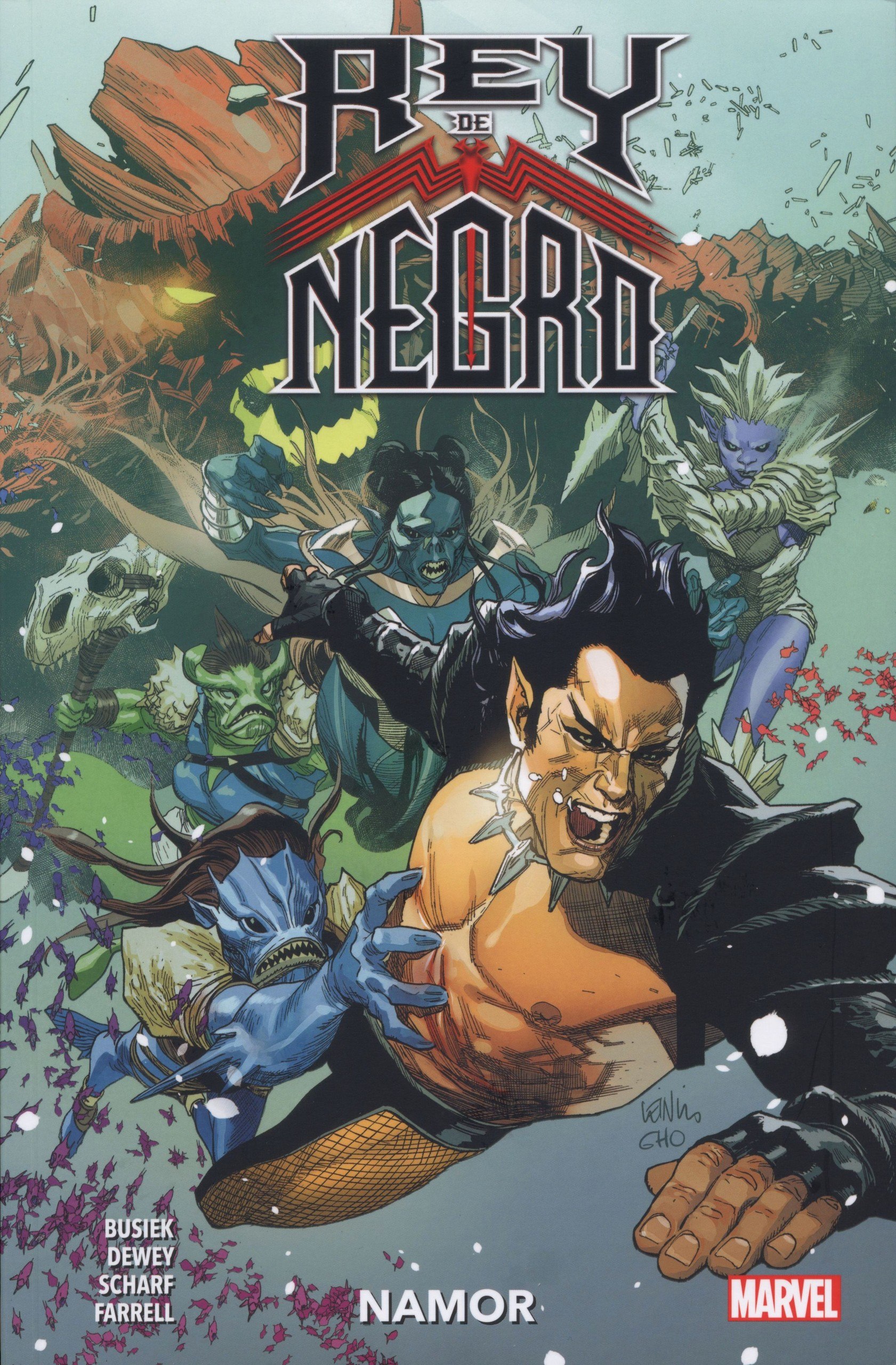 Portada ampliada de REY DE NEGRO